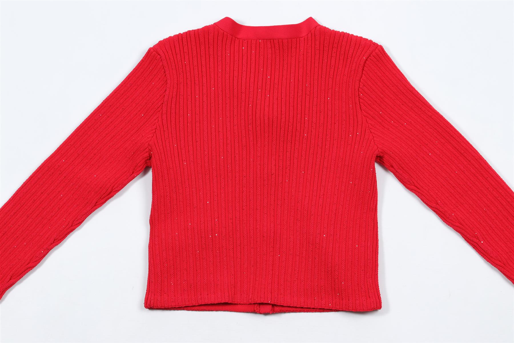 SELF-PORTRAIT RED KIDS GIRLS CARDIGAN 10-12 YEARS - Image 5
