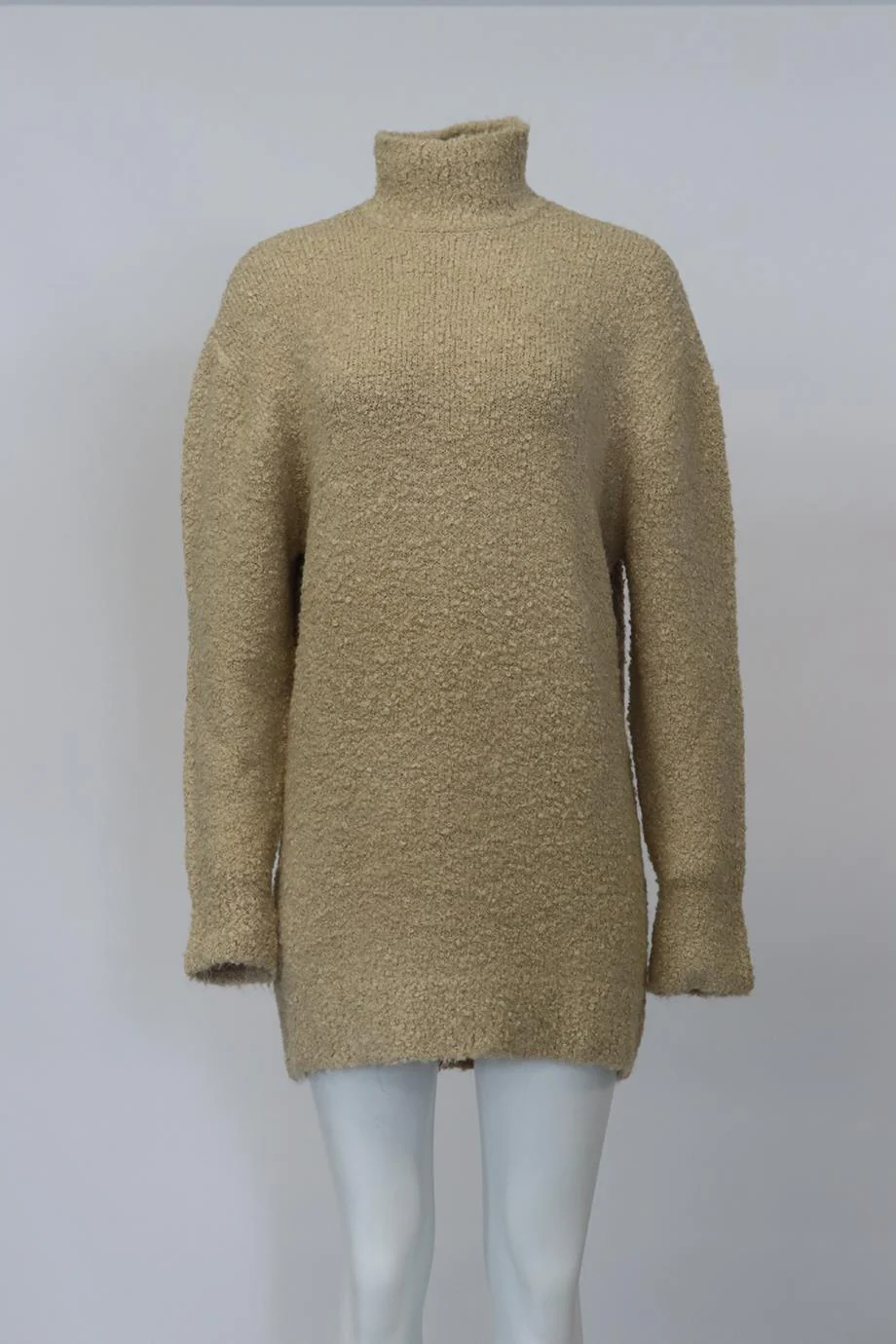 SER.O.YA BOUCLÉ KNIT TURTLENECK MINI DRESS MEDIUM - Image 2