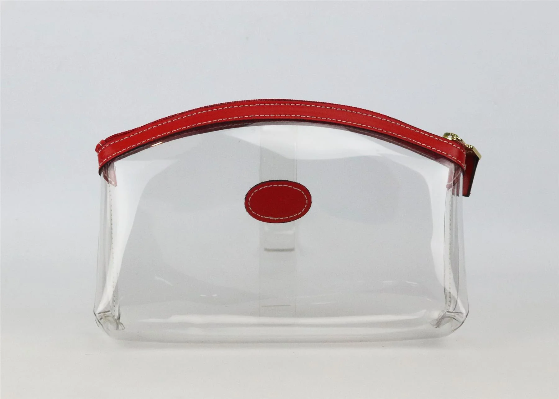SERAPIAN LEATHER TRIMMED PVC COSMETICS CASE - Image 3