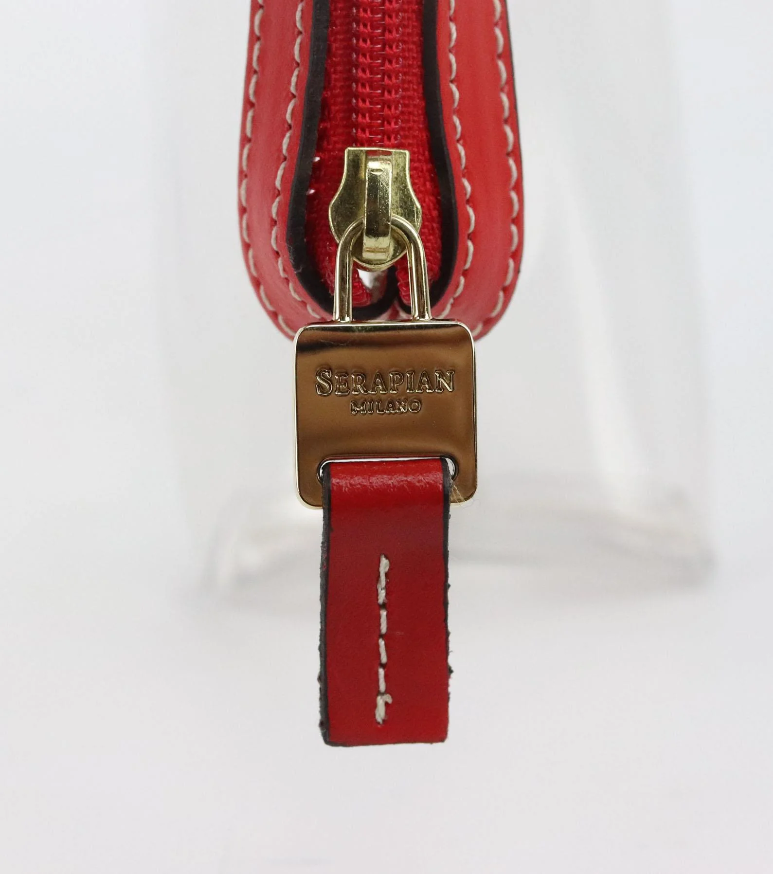 SERAPIAN LEATHER TRIMMED PVC COSMETICS CASE - Image 4