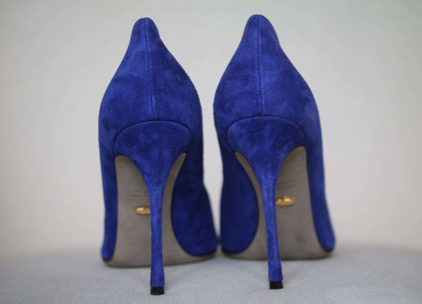 SERGIO ROSSI GODIVA SUEDE STILETTO PUMPS EU 38 UK 5 US 8 - Image 3
