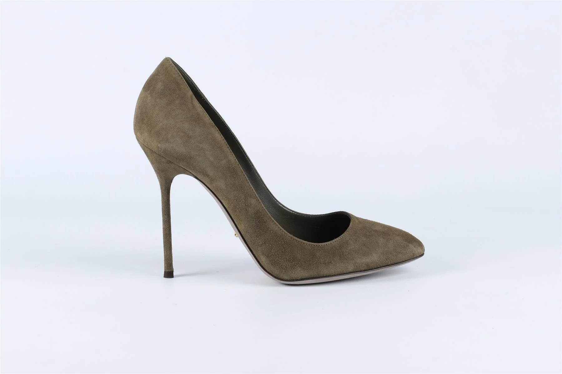 SERGIO ROSSI GREEN SUEDE PUMPS EU 38.5 UK 5.5 US 8.5 - Image 2
