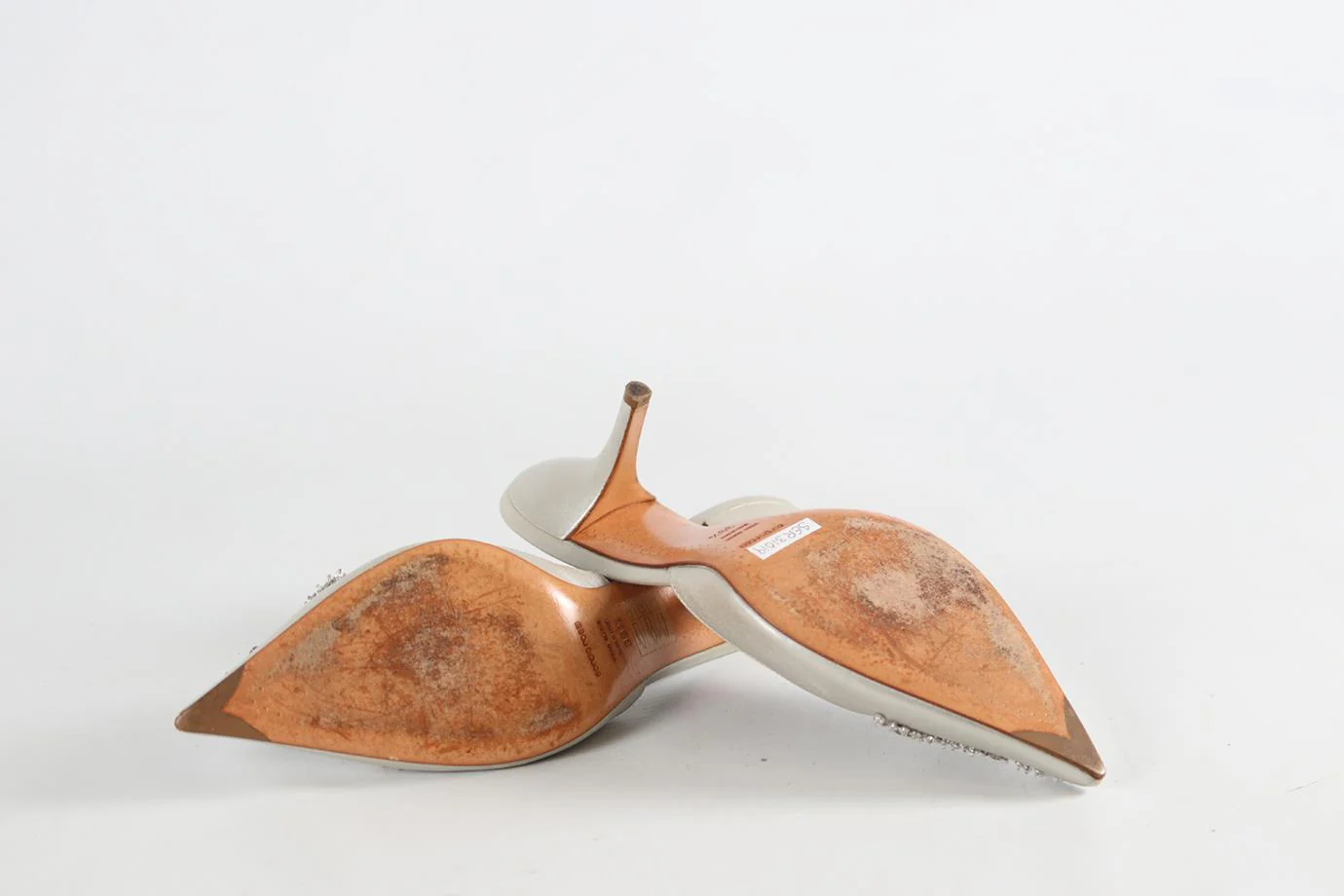 SERGIO ROSSI LEATHER MULES EU 39.5 UK 6.5 US 9.5 - Image 5