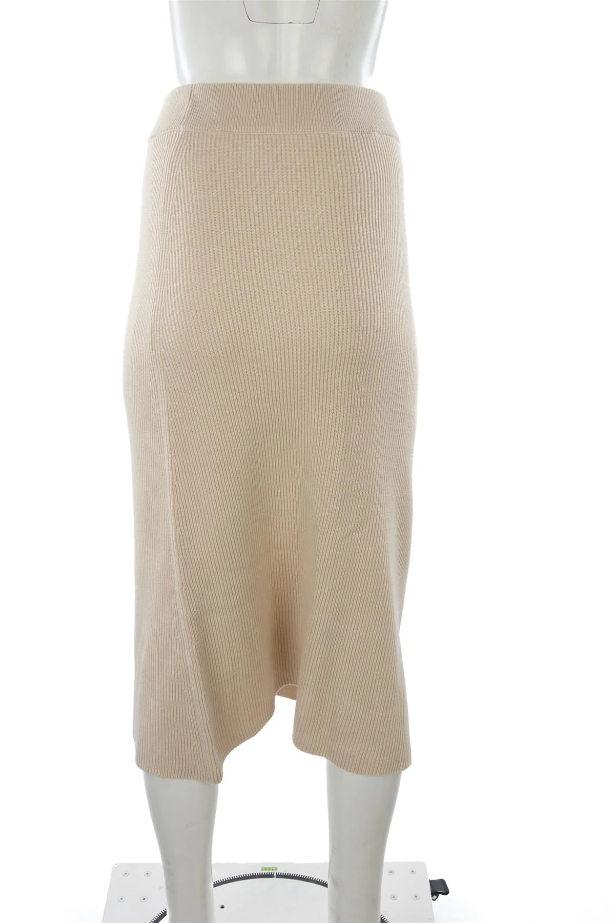 SÉZANE BEIGE WOOL MIDI SKIRT MEDIUM - Image 4