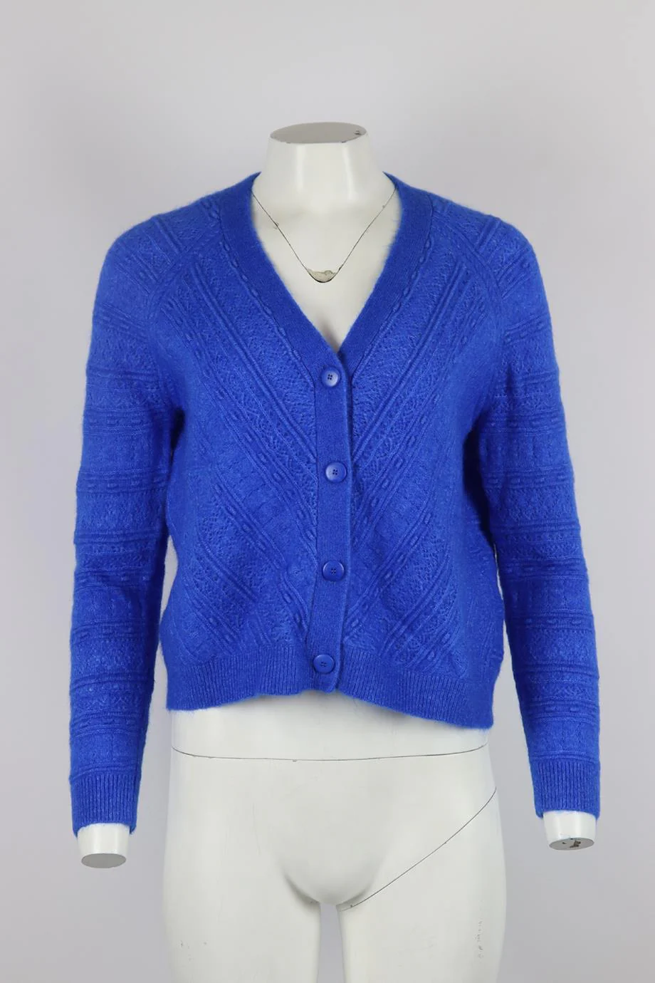 SÉZANE MOHAIR AND ALPACA BLEND CARDIGAN XSMALL - Image 2