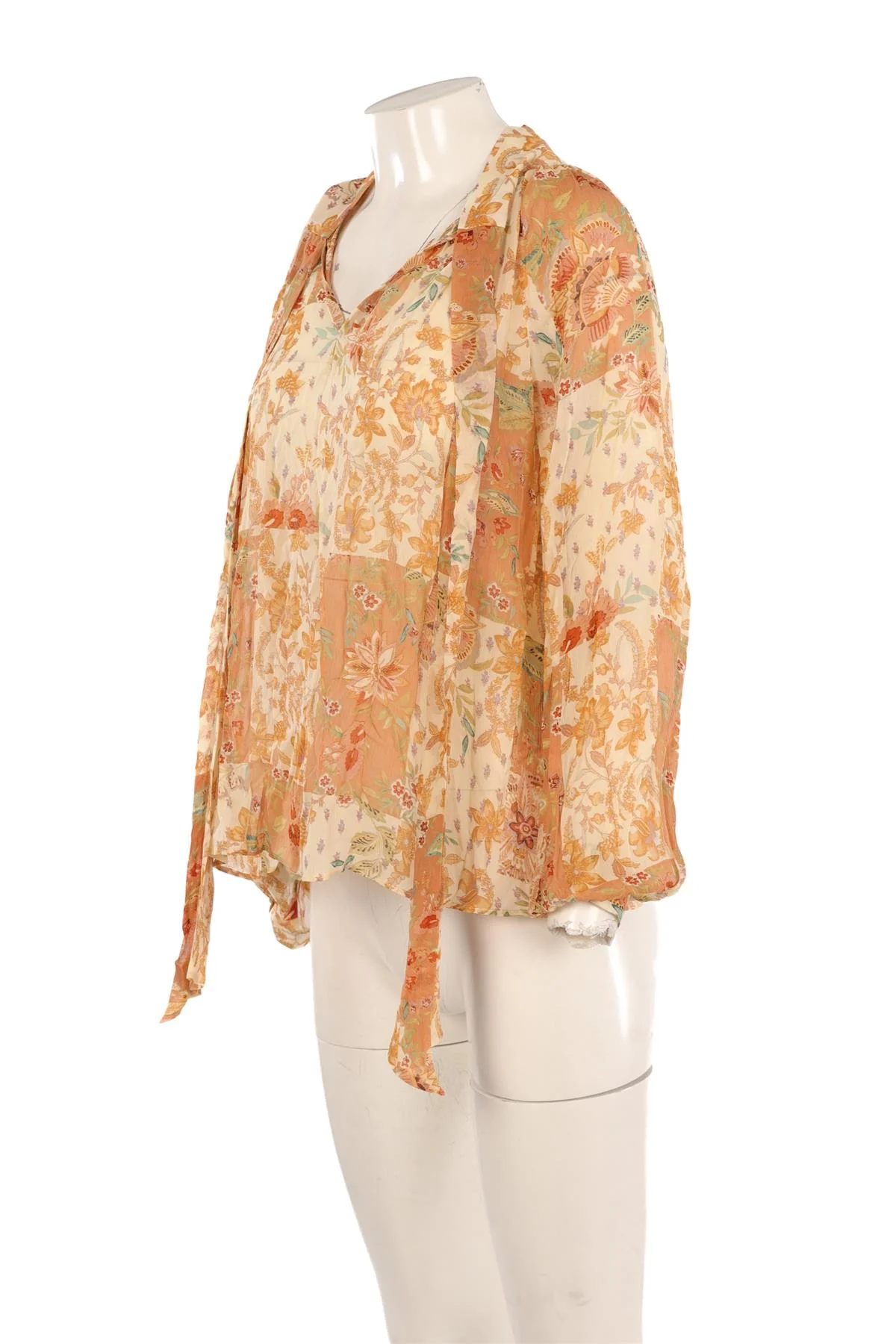 SÉZANE MULTI CHIFFON TOP FR 36 UK 8 - Image 3