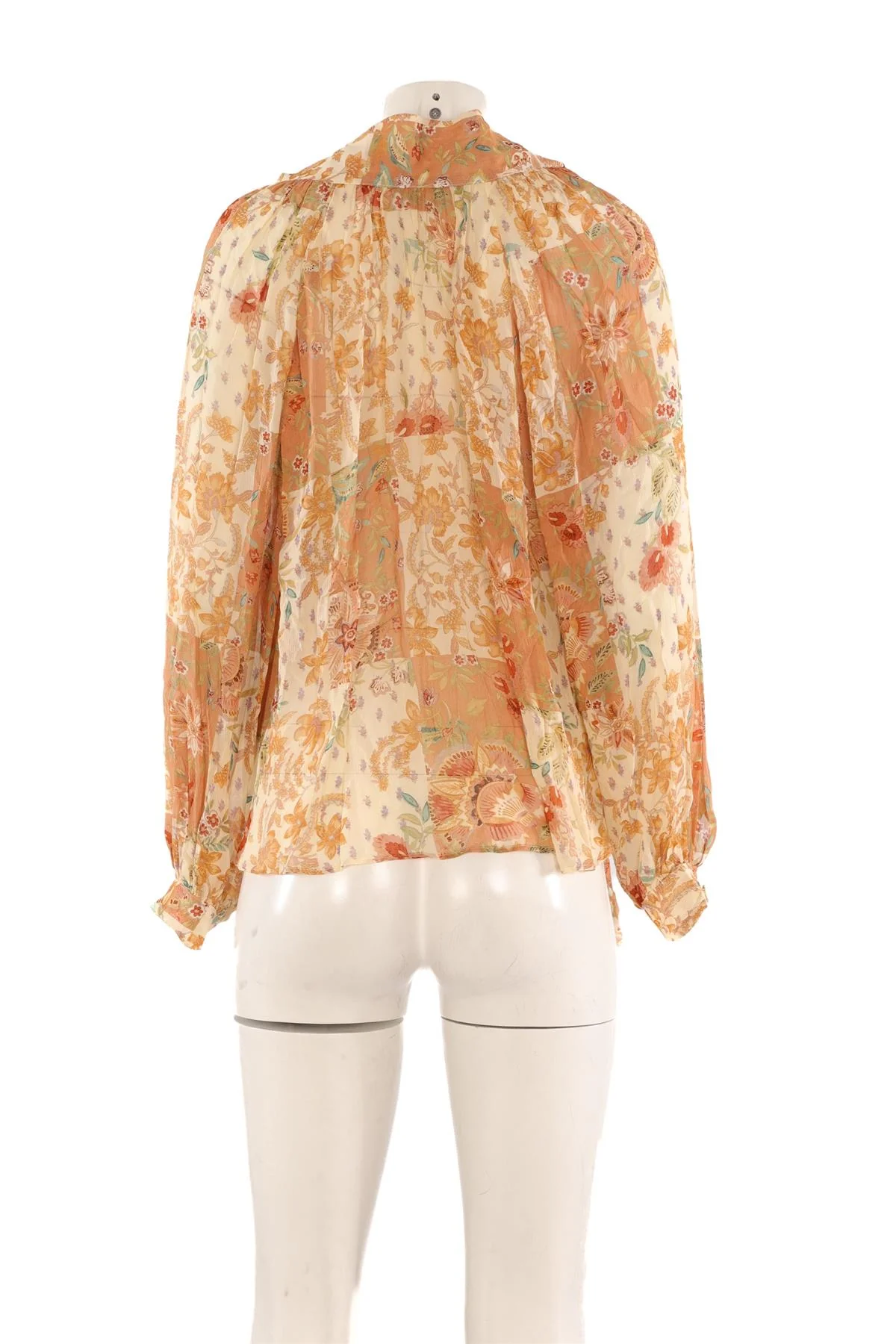 SÉZANE MULTI CHIFFON TOP FR 36 UK 8 - Image 4
