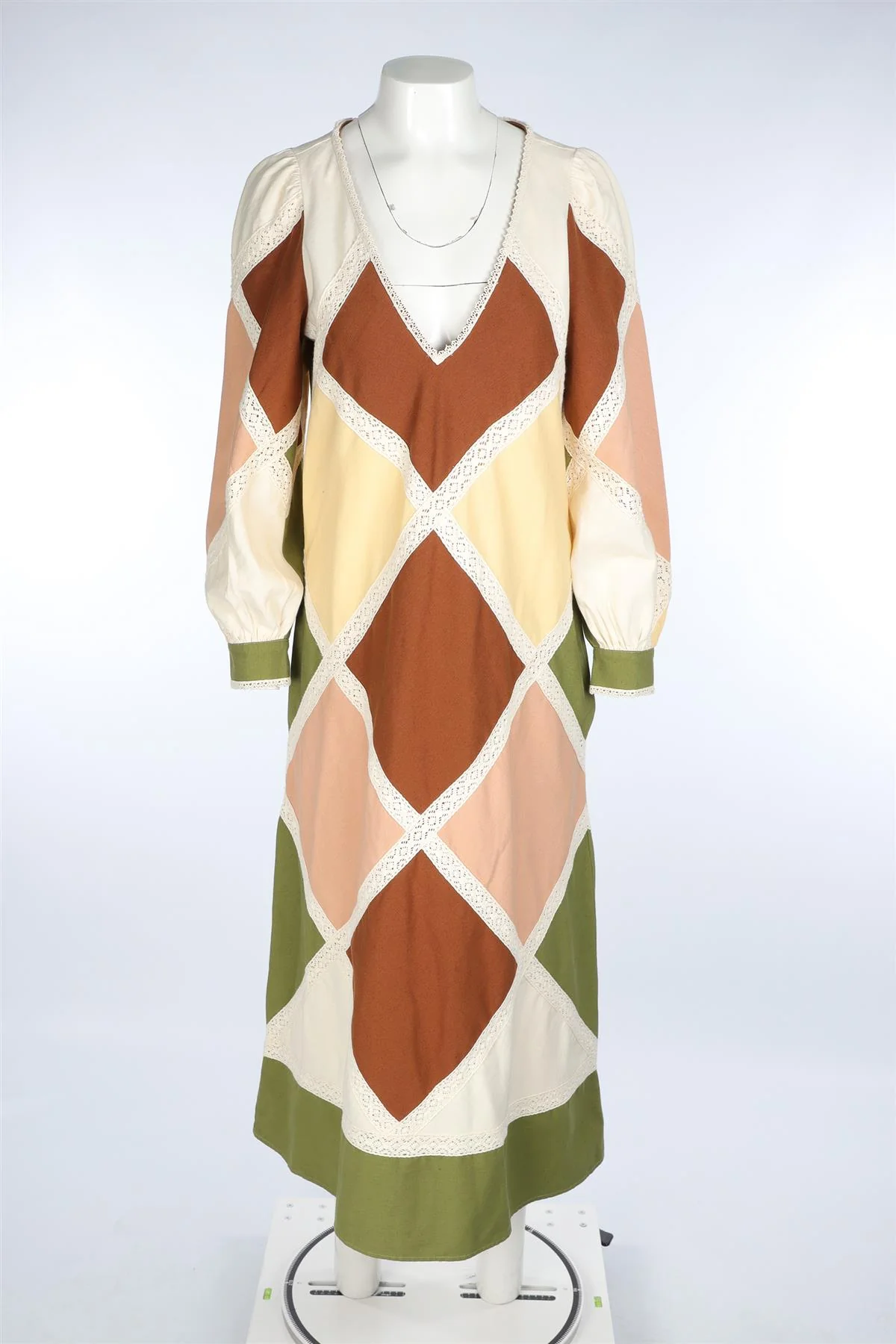 SÉZANE MULTI LINEN MAXI DRESS FR 40 UK 8 - Image 2