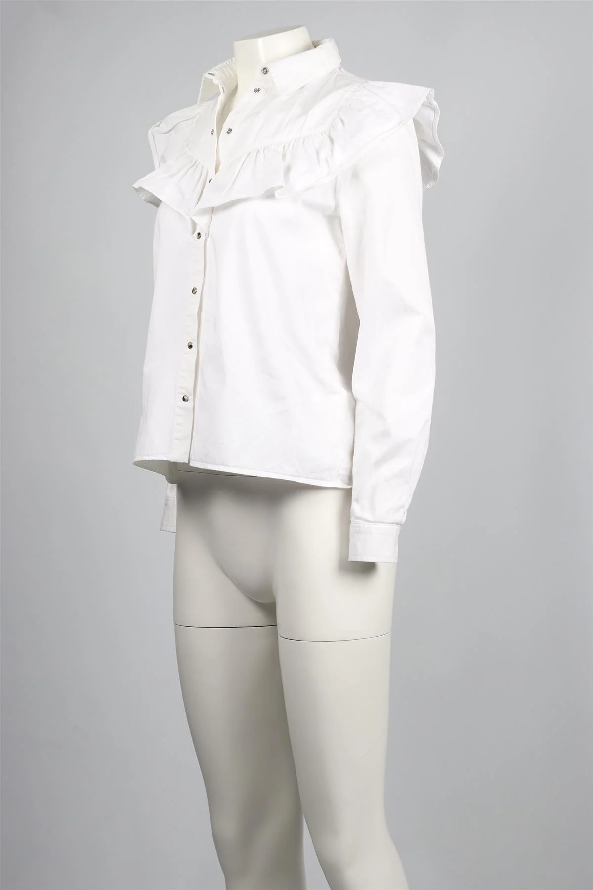 SEZANNE WHITE COTTON SHIRT FR 38 UK 10 - Image 3