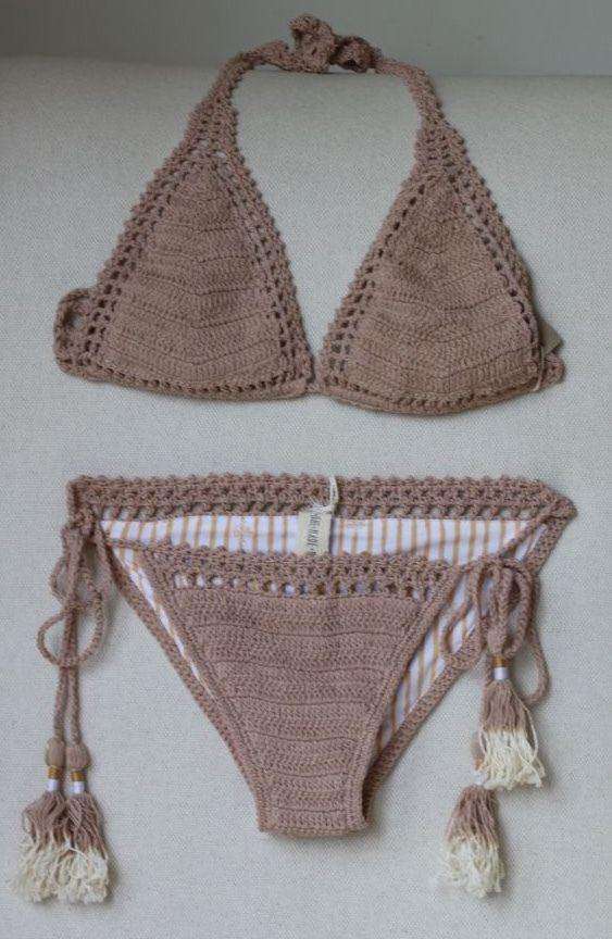 SHE MADE ME CROCHET BIKINI SMALL/MEDIUM/LARGE - Image 3