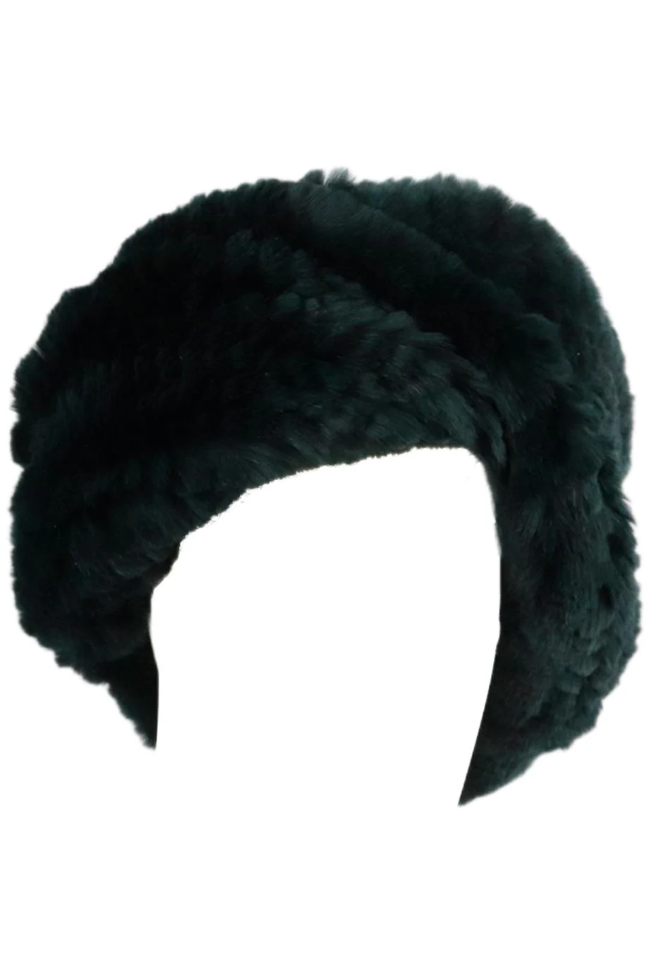 SHERRY CASSIN RABBIT FUR HEADBAND ONE SIZE