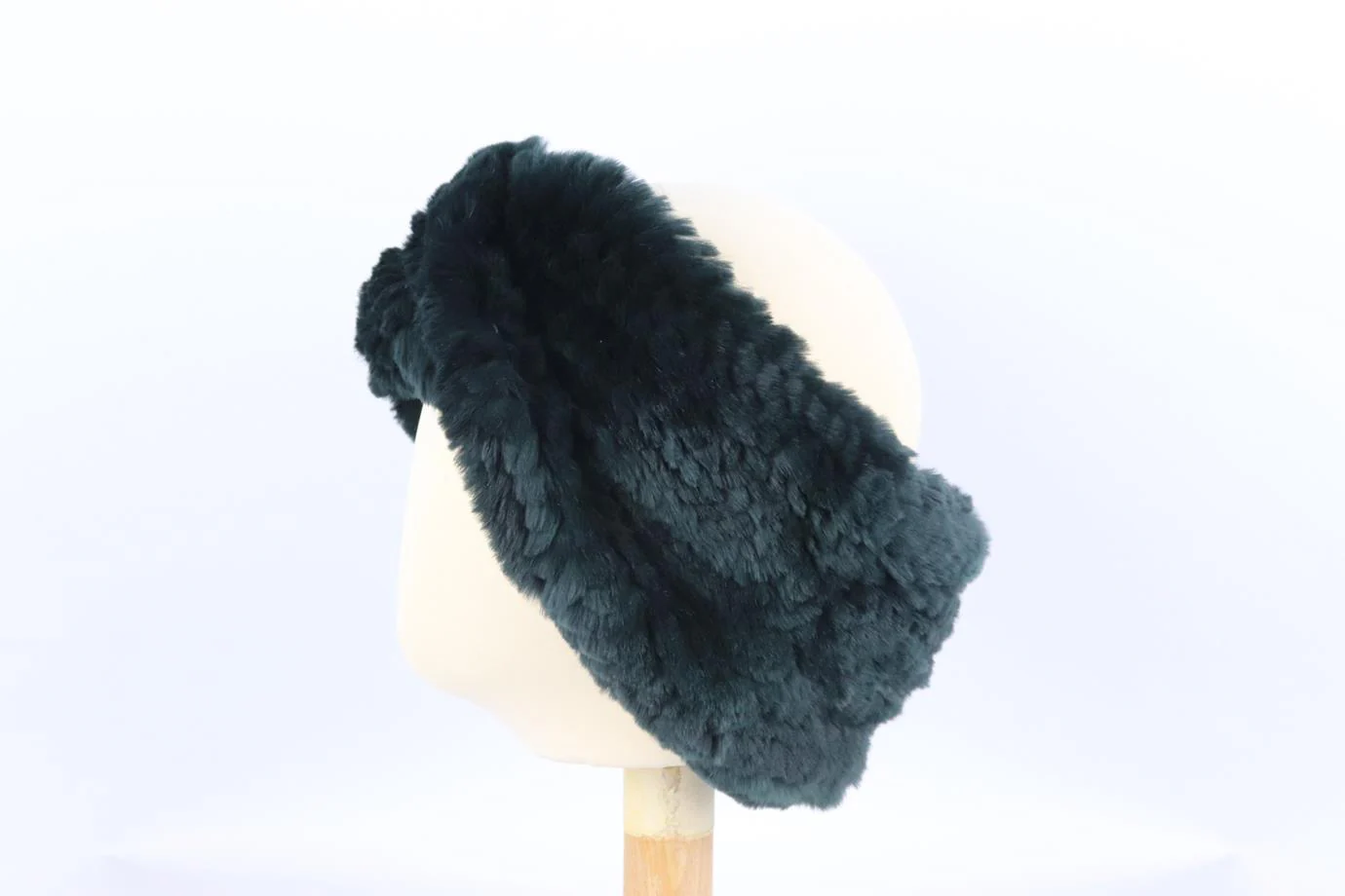 SHERRY CASSIN RABBIT FUR HEADBAND ONE SIZE - Image 3
