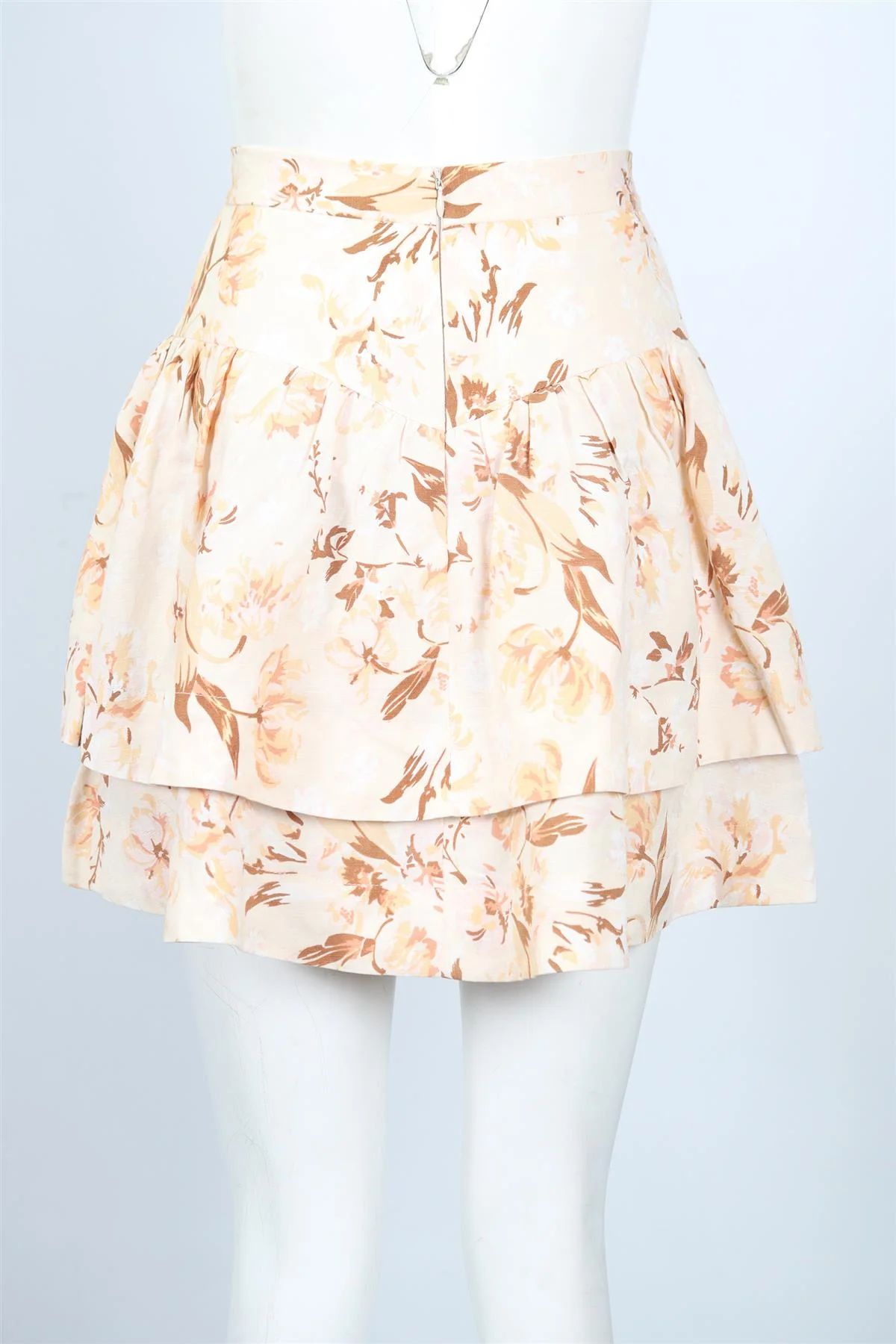 SHONA JOY LINEN BLEND MINI SKIRT AU 6 UK 6 - Image 4