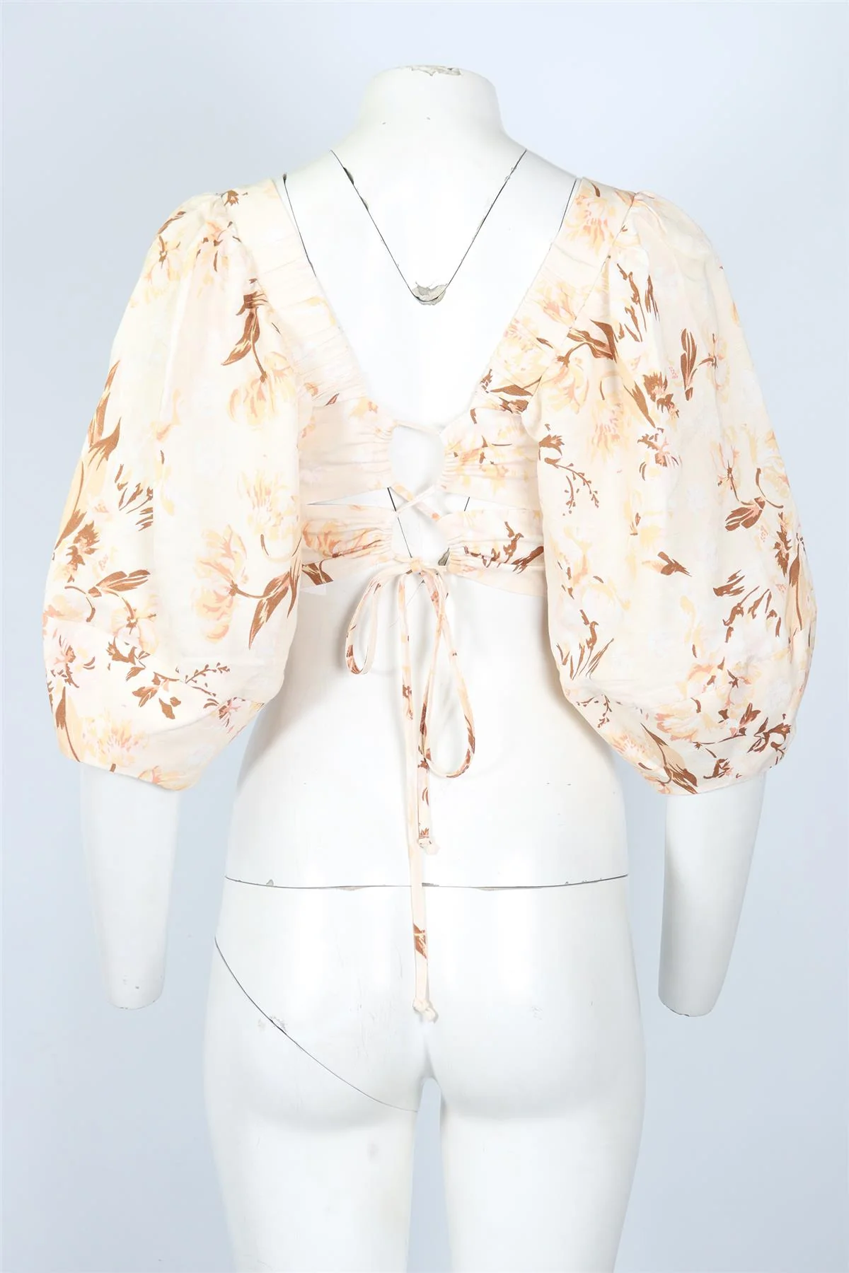 SHONA JOY LINEN BLEND TOP AU 8 UK 8 - Image 4