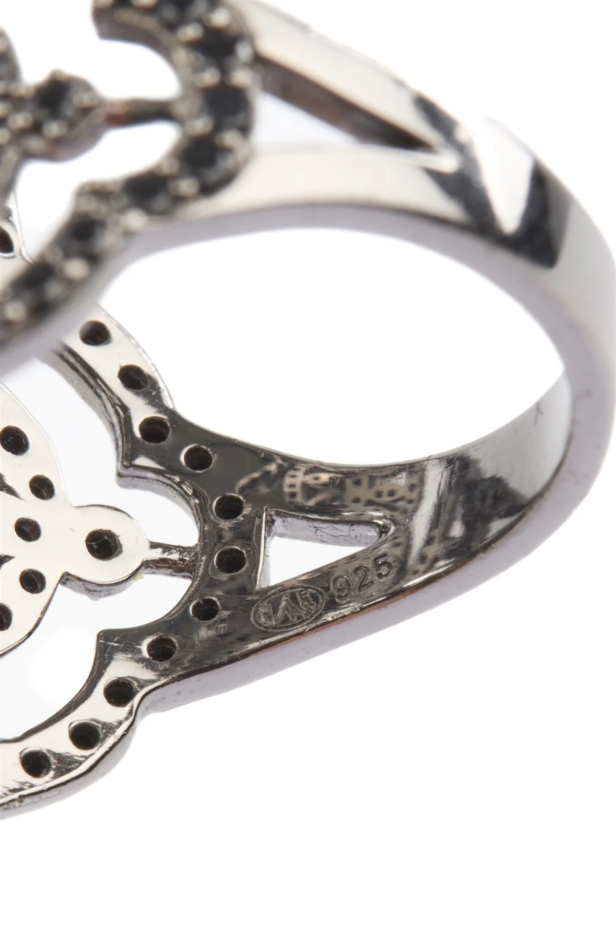 SILVER ARMOUR RING SIZE M 1/2 - Image 10