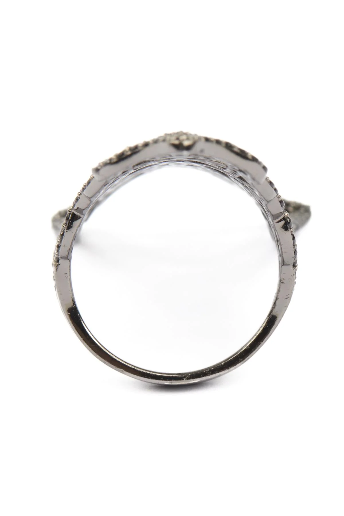 SILVER ARMOUR RING SIZE M 1/2 - Image 7