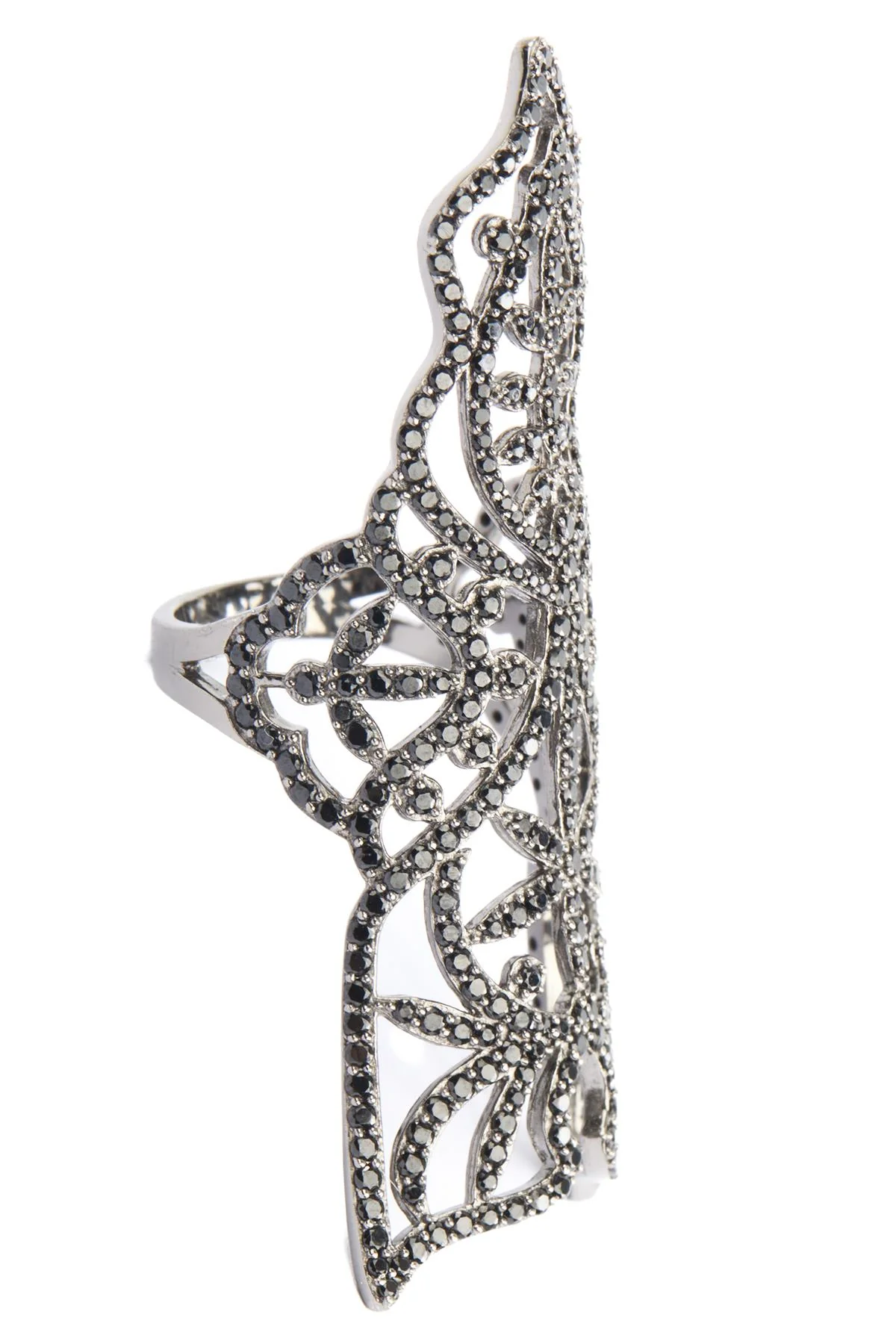 SILVER ARMOUR RING SIZE M 1/2 - Image 9