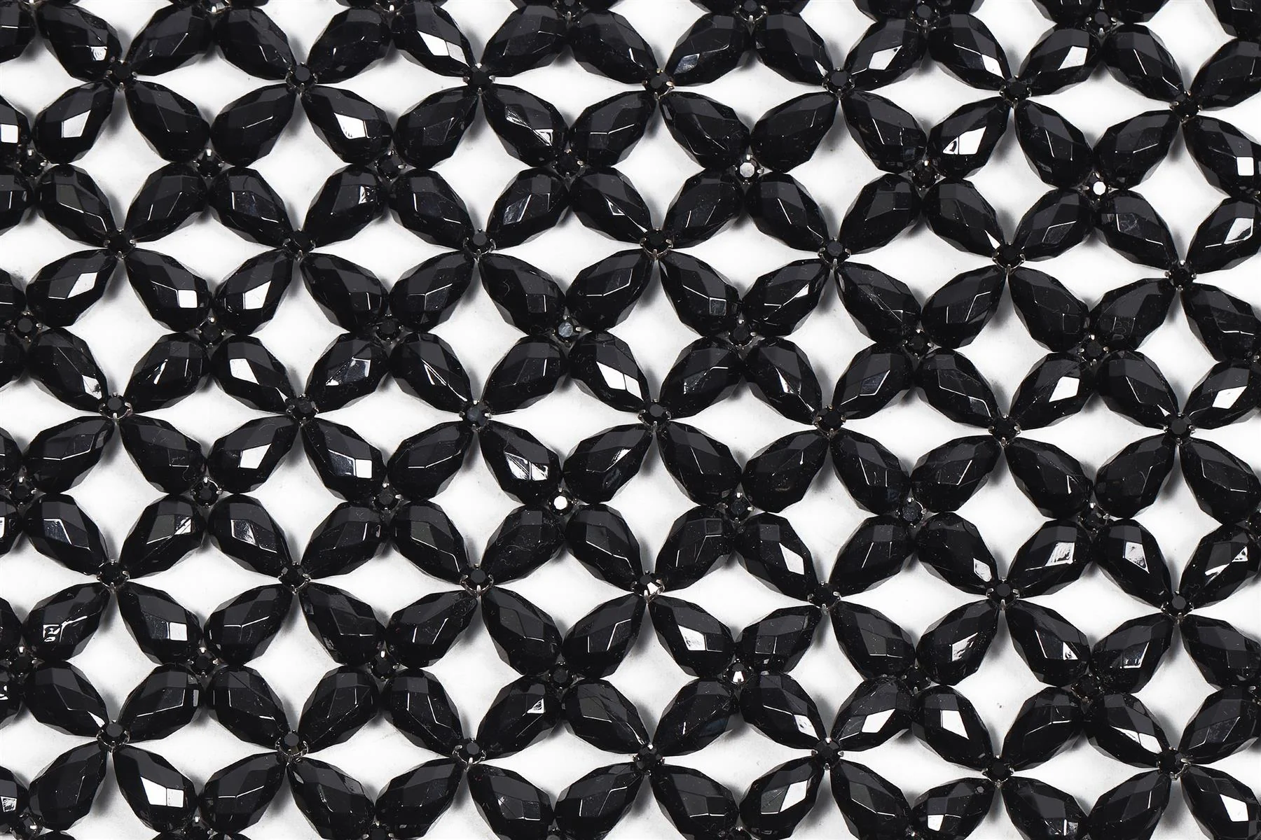 SIMONE ROCHA BLACK BEAD AND CRYSTAL COLLAR - Image 7