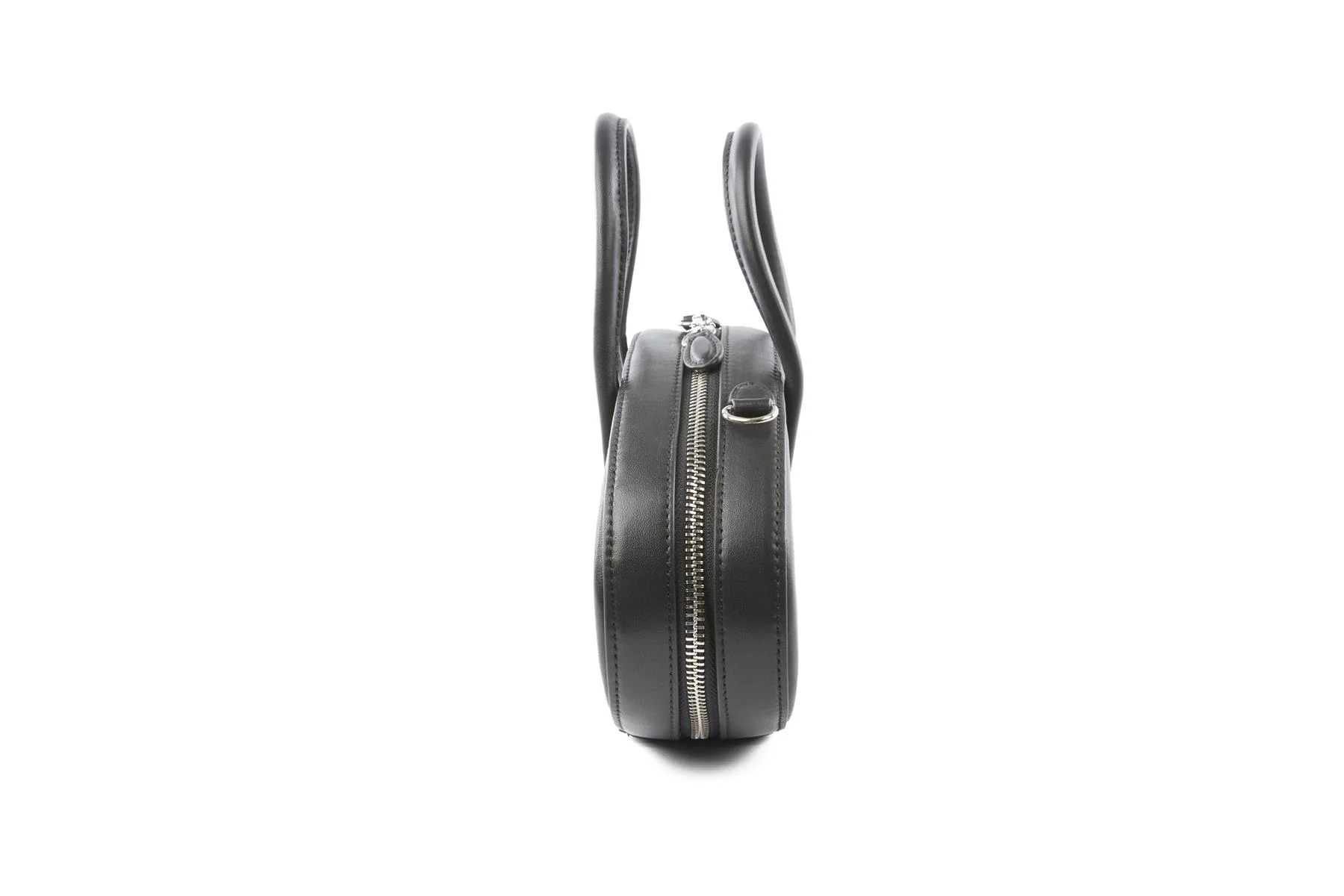 SIMONE ROCHA BLACK EGG CASE LEATHER TOTE BAG - Image 6