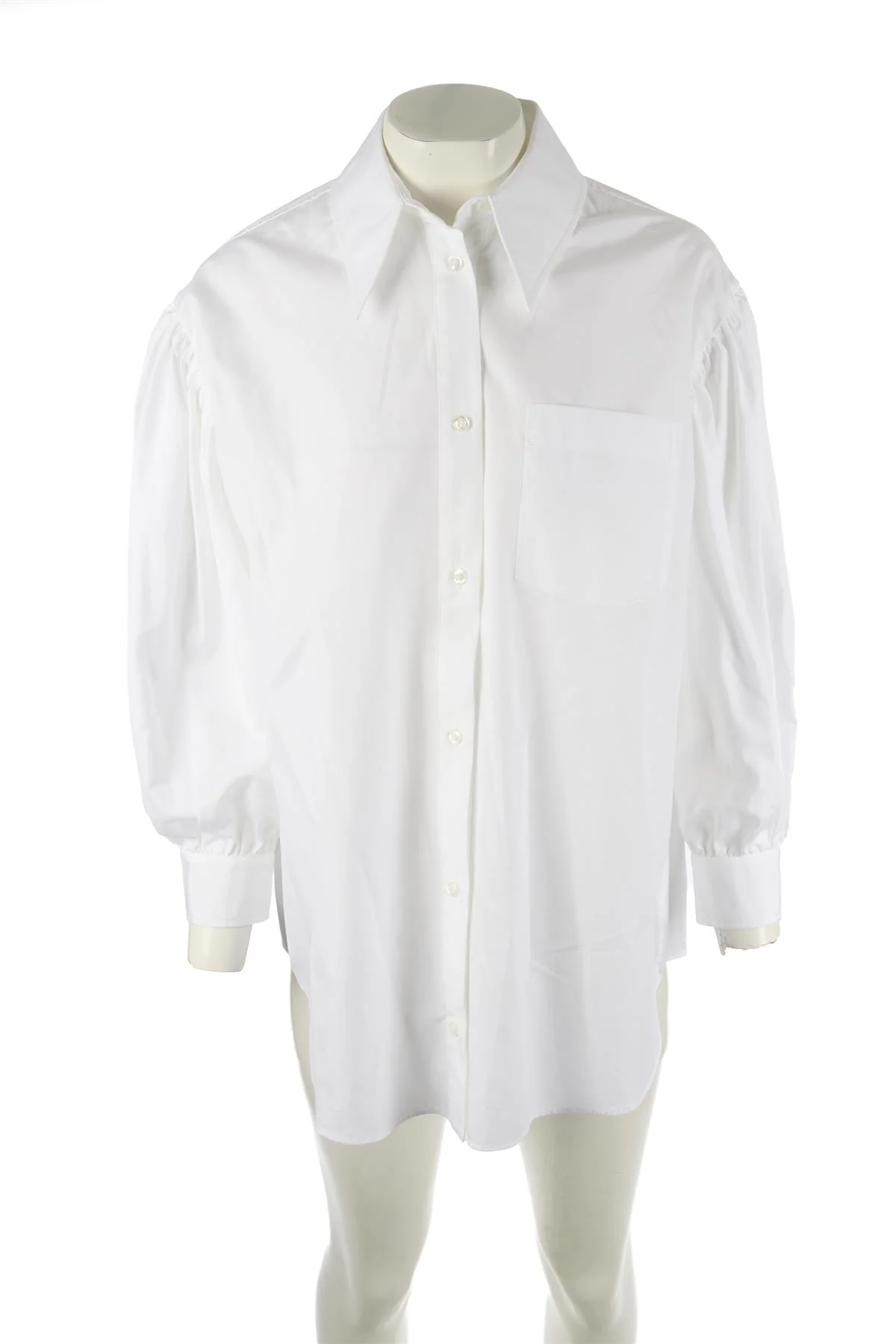 SIMONE ROCHA WHITE COTTON SHIRT UK 4 - Image 2