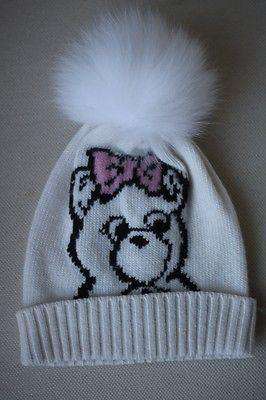 SIMONETTA BABY BEAR WOOL BLEND HAT 18 MONTHS - Image 3