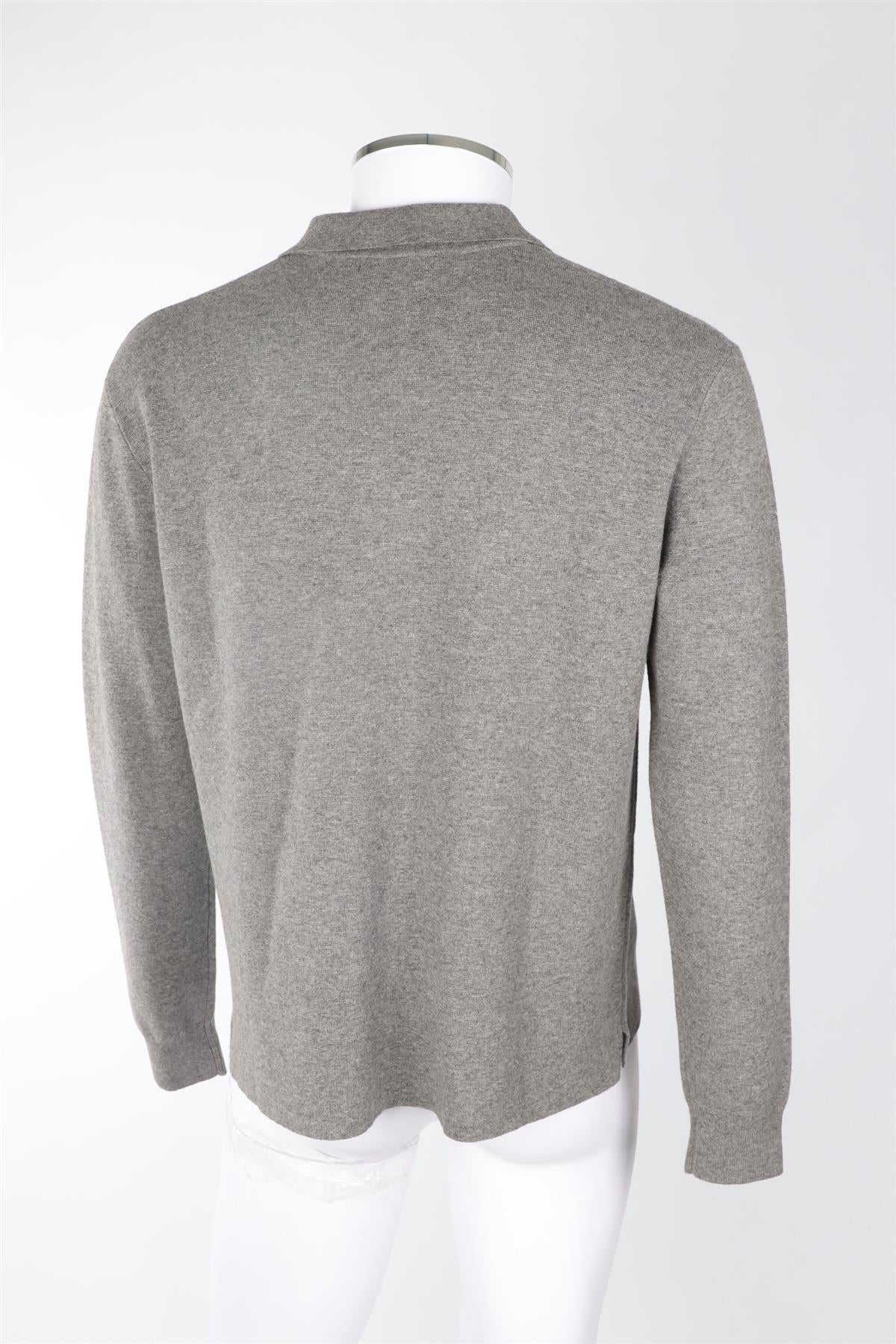 SIRPLUS GREY MEN'S WOOL CARDIGAN SMALL - Image 4