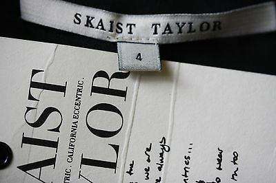 SKAIST TAYLOR BLACK LEATHER PEPLUM TOP UK 8 US 4 - Image 9