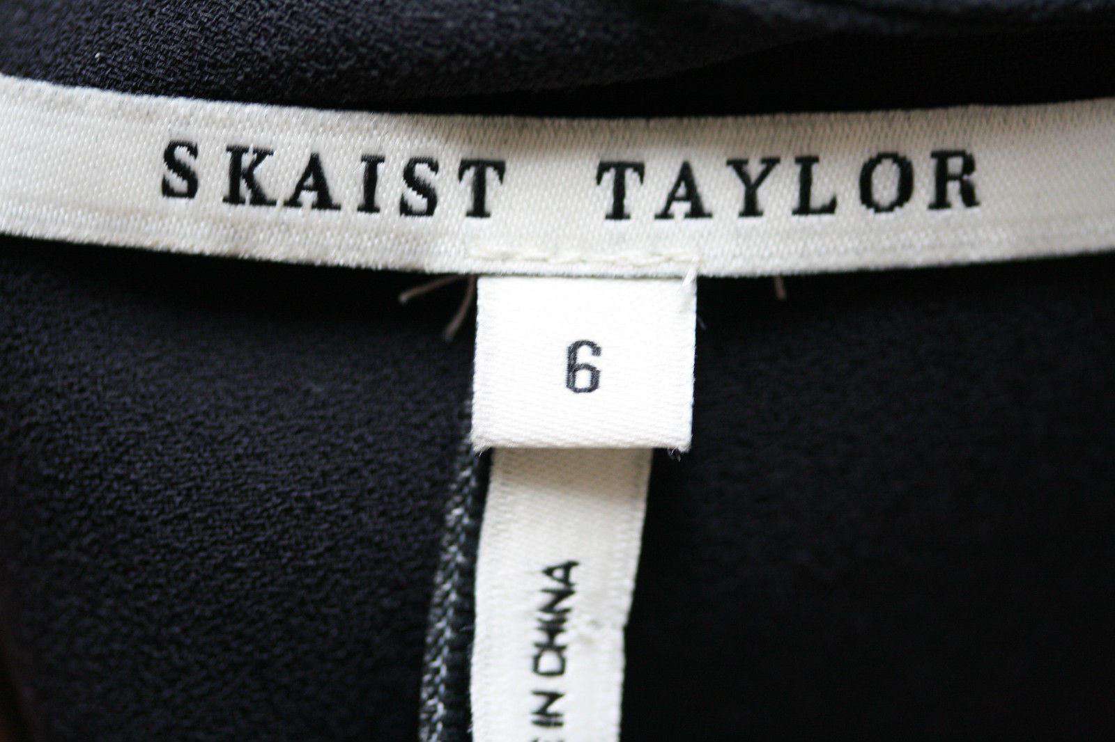 SKAIST TAYLOR BLACK STUDDED BLOUSE TOP US 6 UK 10 - Image 3