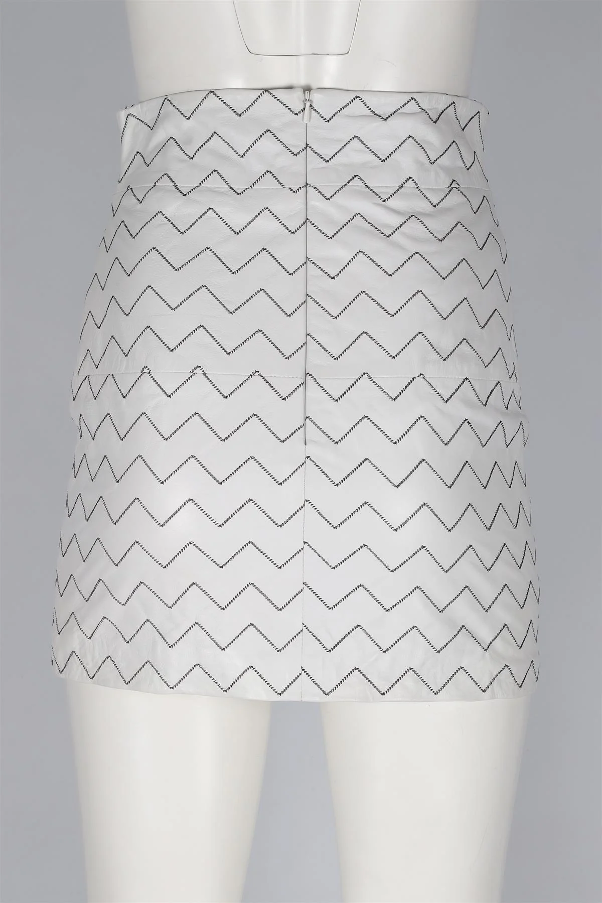 SKIIM LEATHER MINI SKIRT FR 36 UK 8 - Image 4
