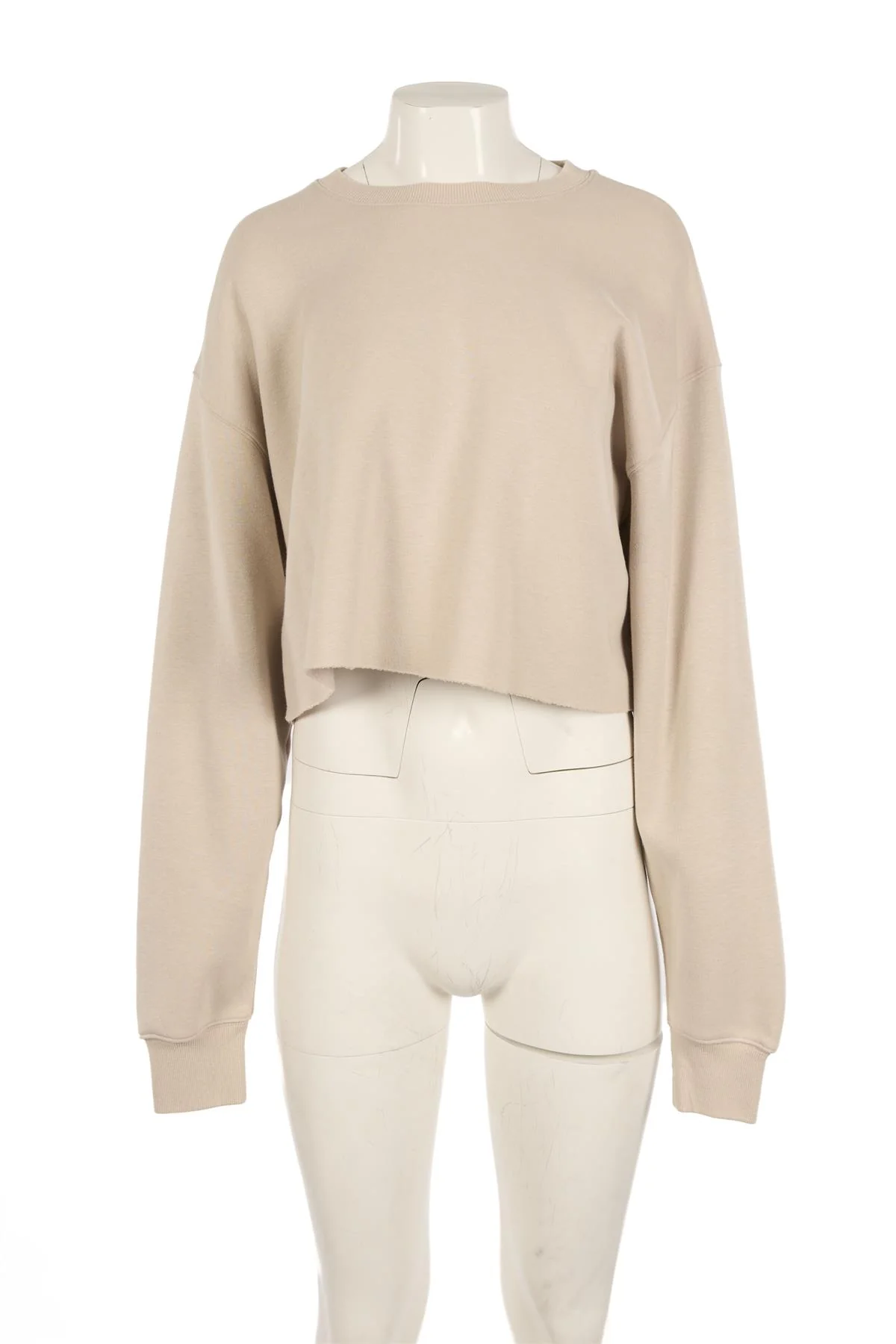 SKIMS BEIGE COTTON SWEATSHIRT MEDIUM - Image 2