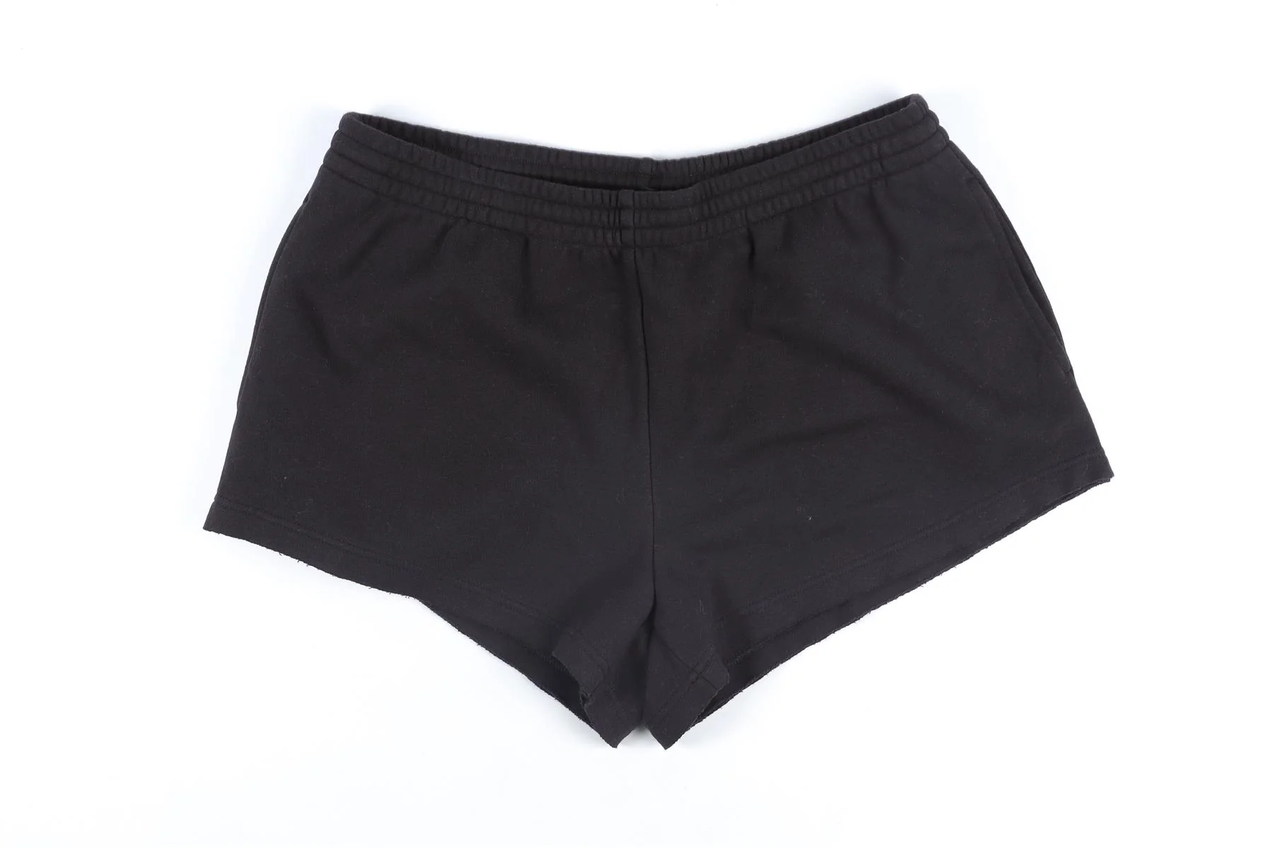 SKIMS BLACK COTTON SHORTS LARGE - Image 2