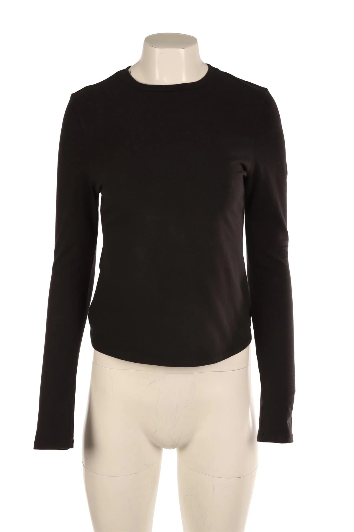 SKIMS BLACK COTTON TOP LARGE - Image 2