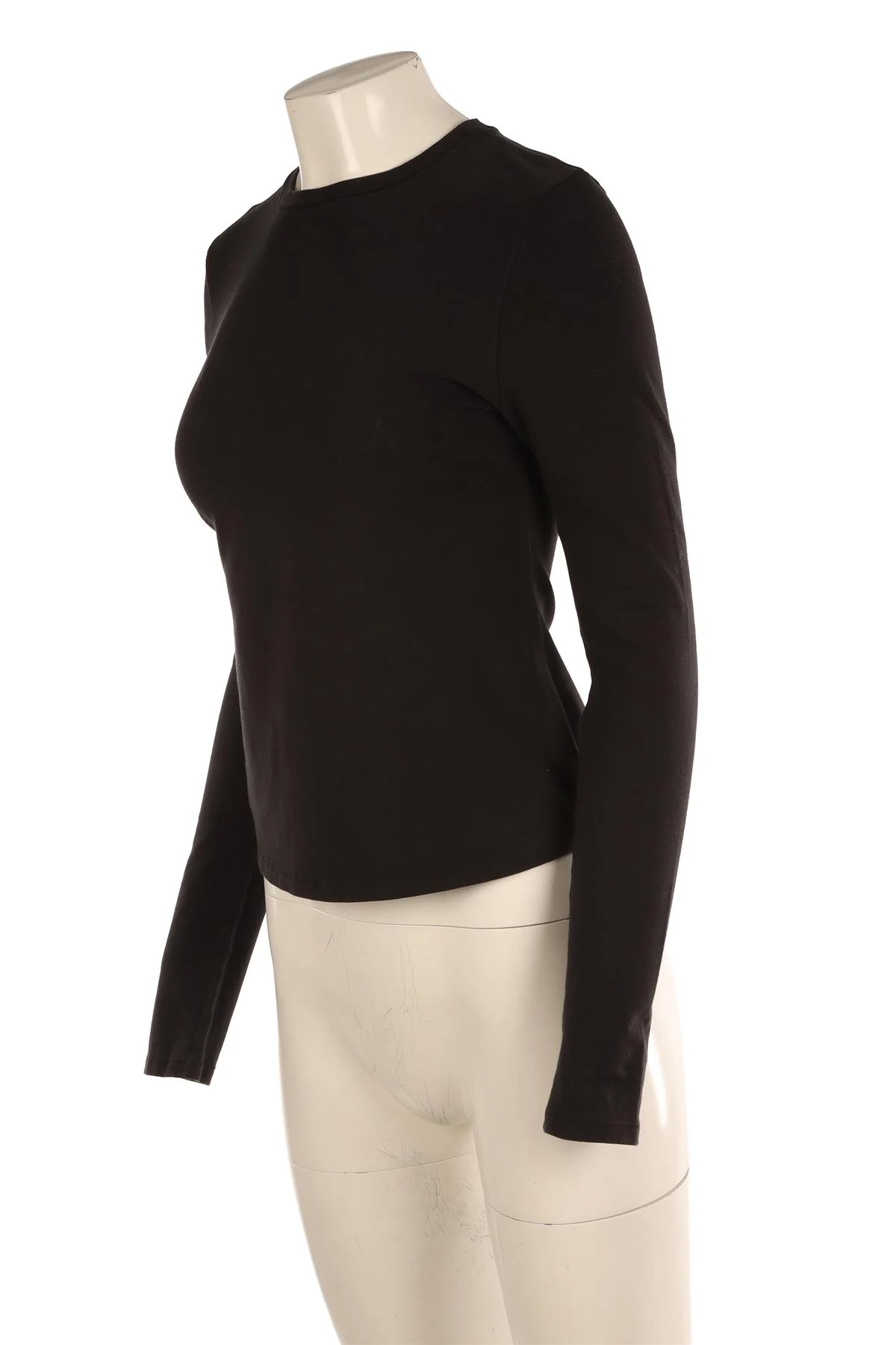 SKIMS BLACK COTTON TOP LARGE - Image 3