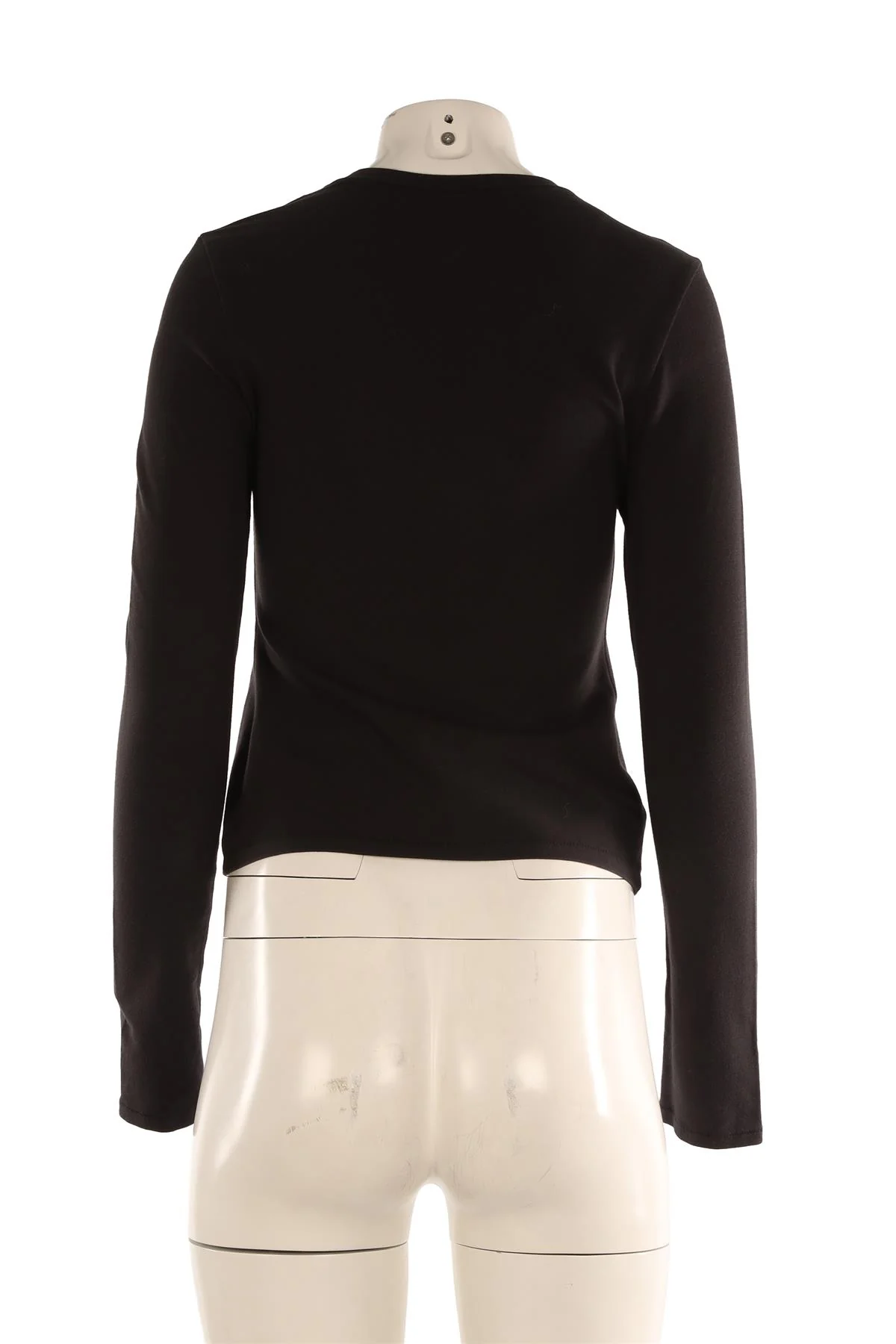 SKIMS BLACK COTTON TOP LARGE - Image 4