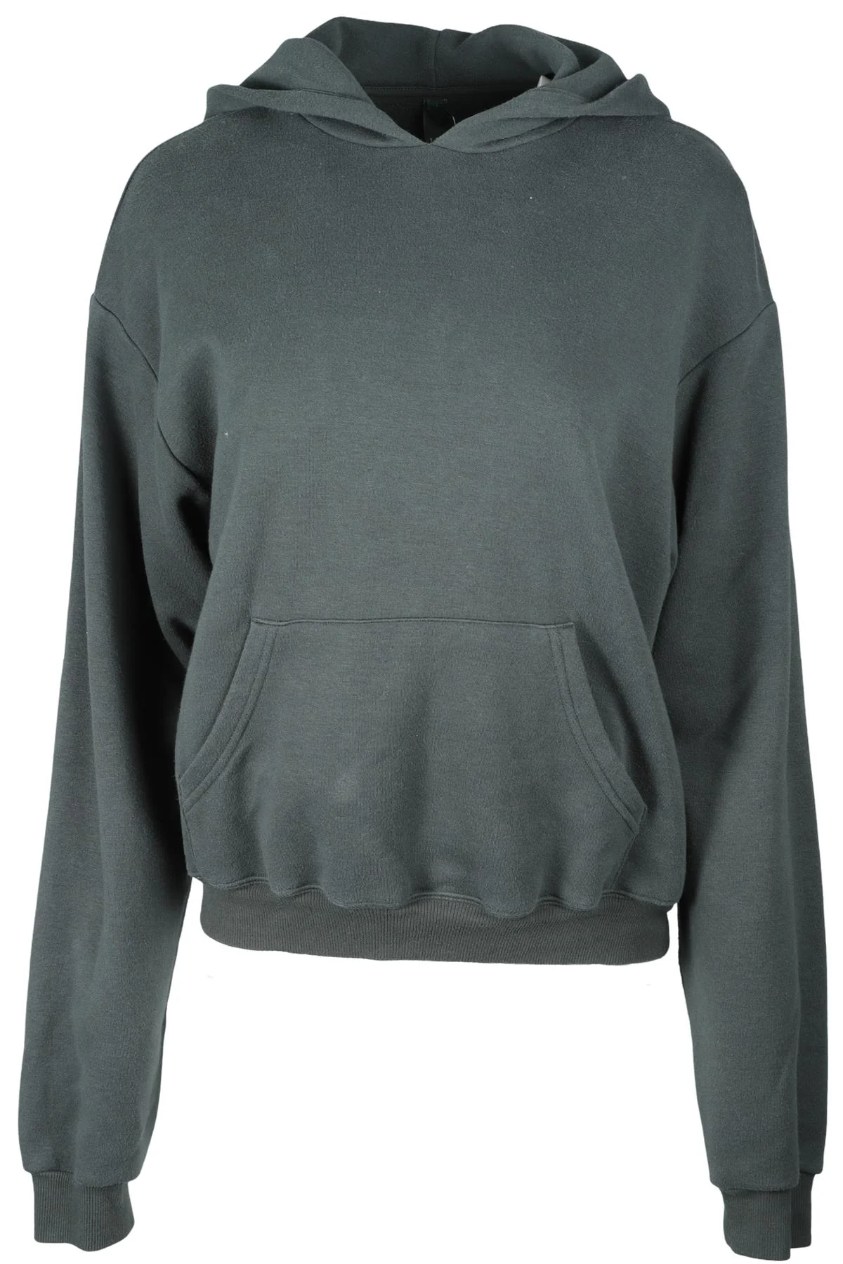 SKIMS GREEN COTTON HOODIE SMALL