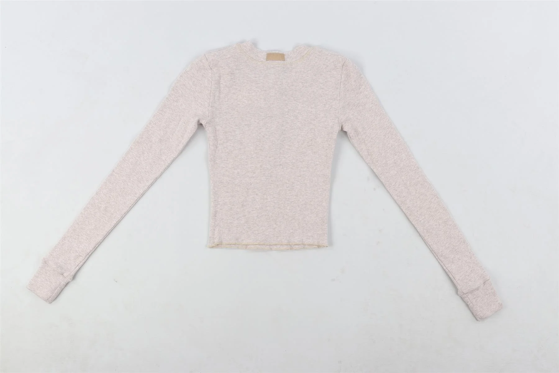 SKIMS GREY COTTON TOP XXSMALL - Image 4