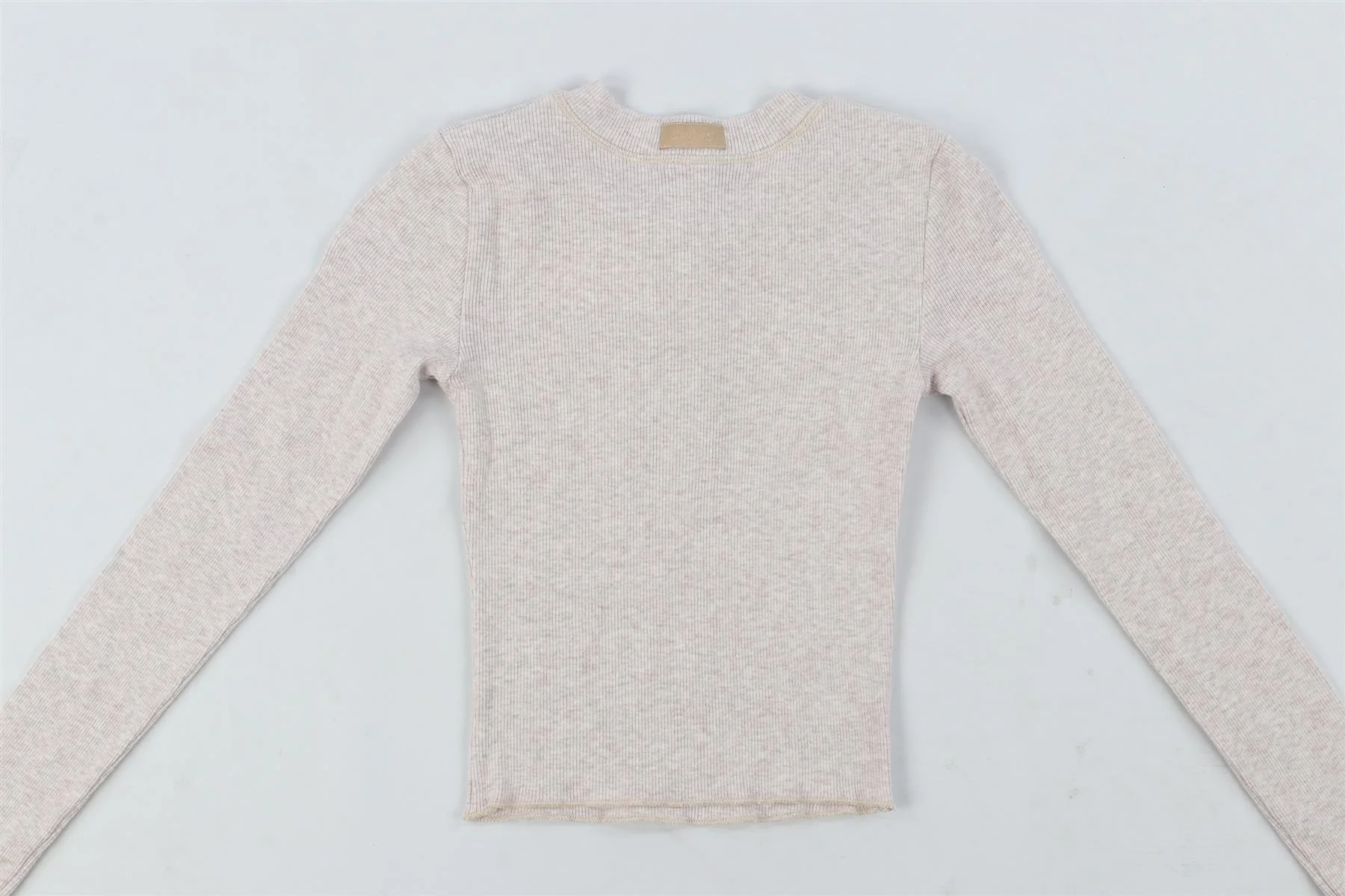 SKIMS GREY COTTON TOP XXSMALL - Image 5