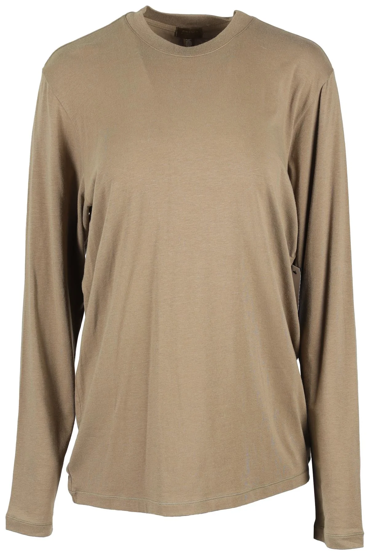 SKIMS KHAKI COTTON TOP SMALL