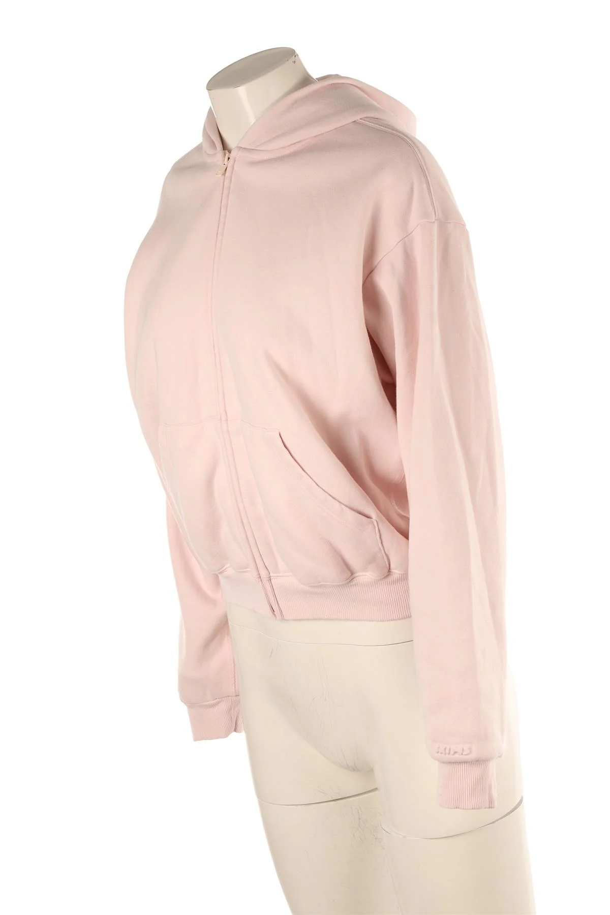 SKIMS PINK COTTON HOODIE SMALL - Image 3