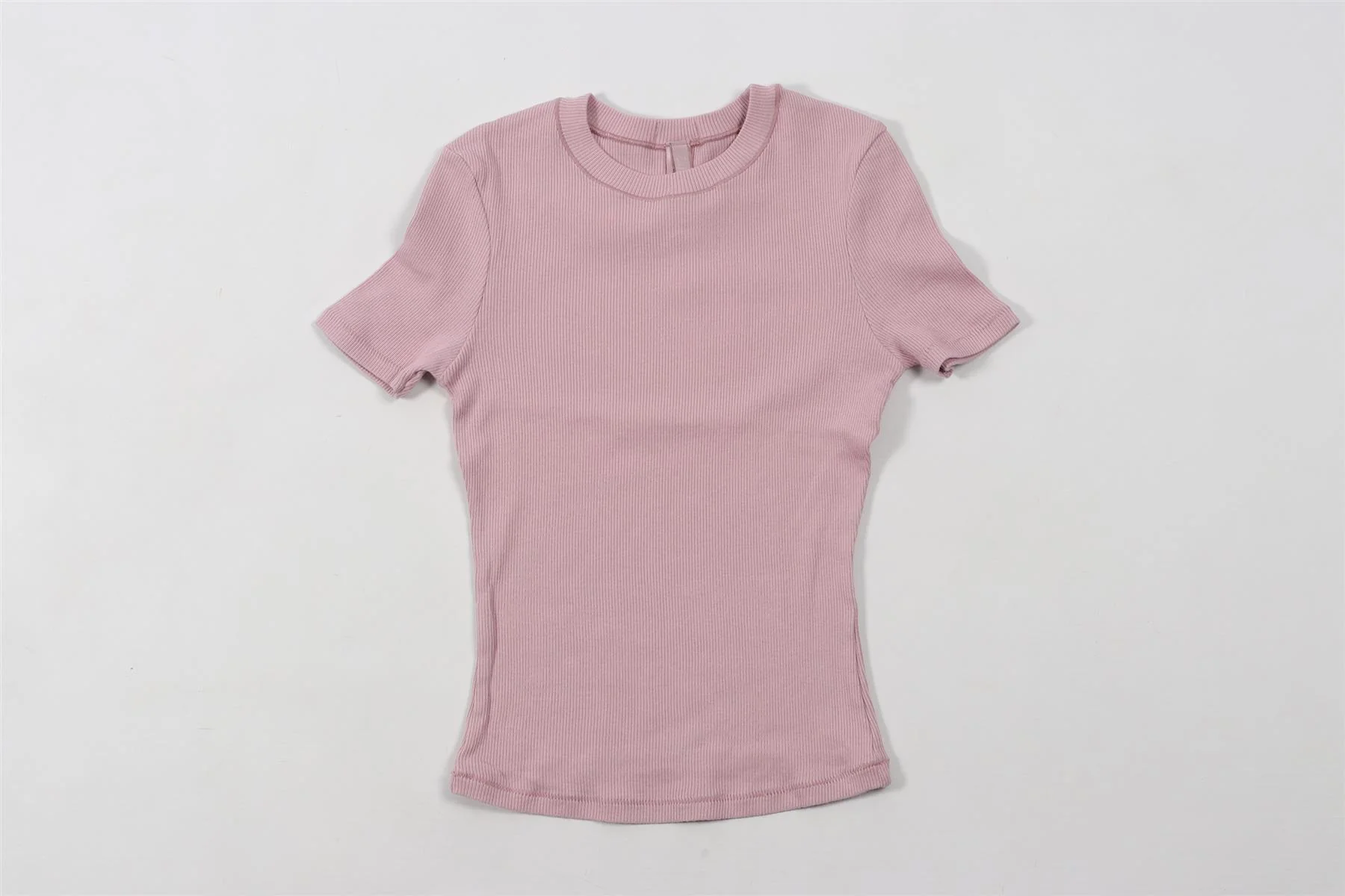 SKIMS PINK COTTON T-SHIRT XXSMALL - Image 2