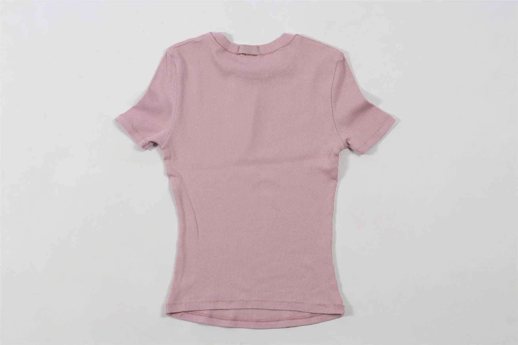 SKIMS PINK COTTON T-SHIRT XXSMALL - Image 4