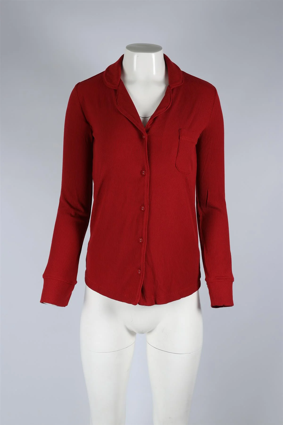 SKIMS RED MODAL PYJAMA TOP SMALL - Image 2