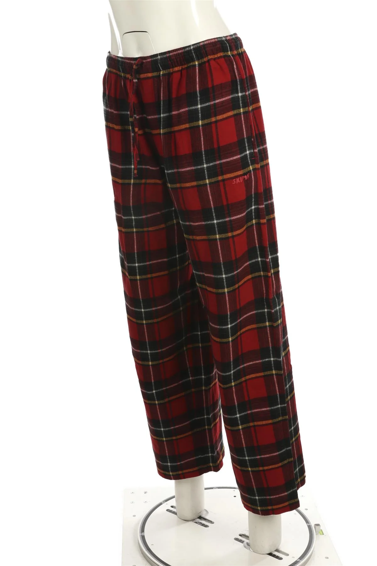 SKIMS RED PYJAMA PANTS MEDIUM - Image 3