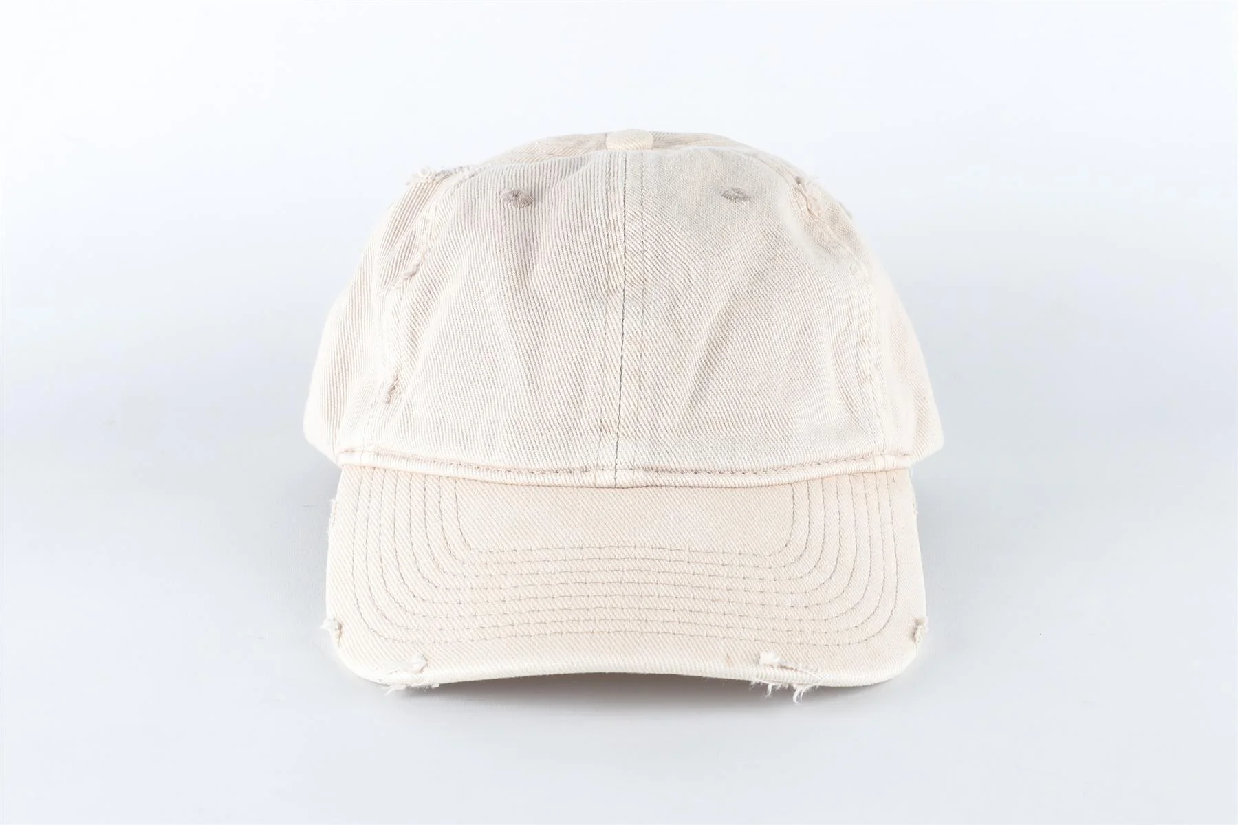 SKIMS TAUPE COTTON BASEBALL CAP ONE SIZE - Image 3