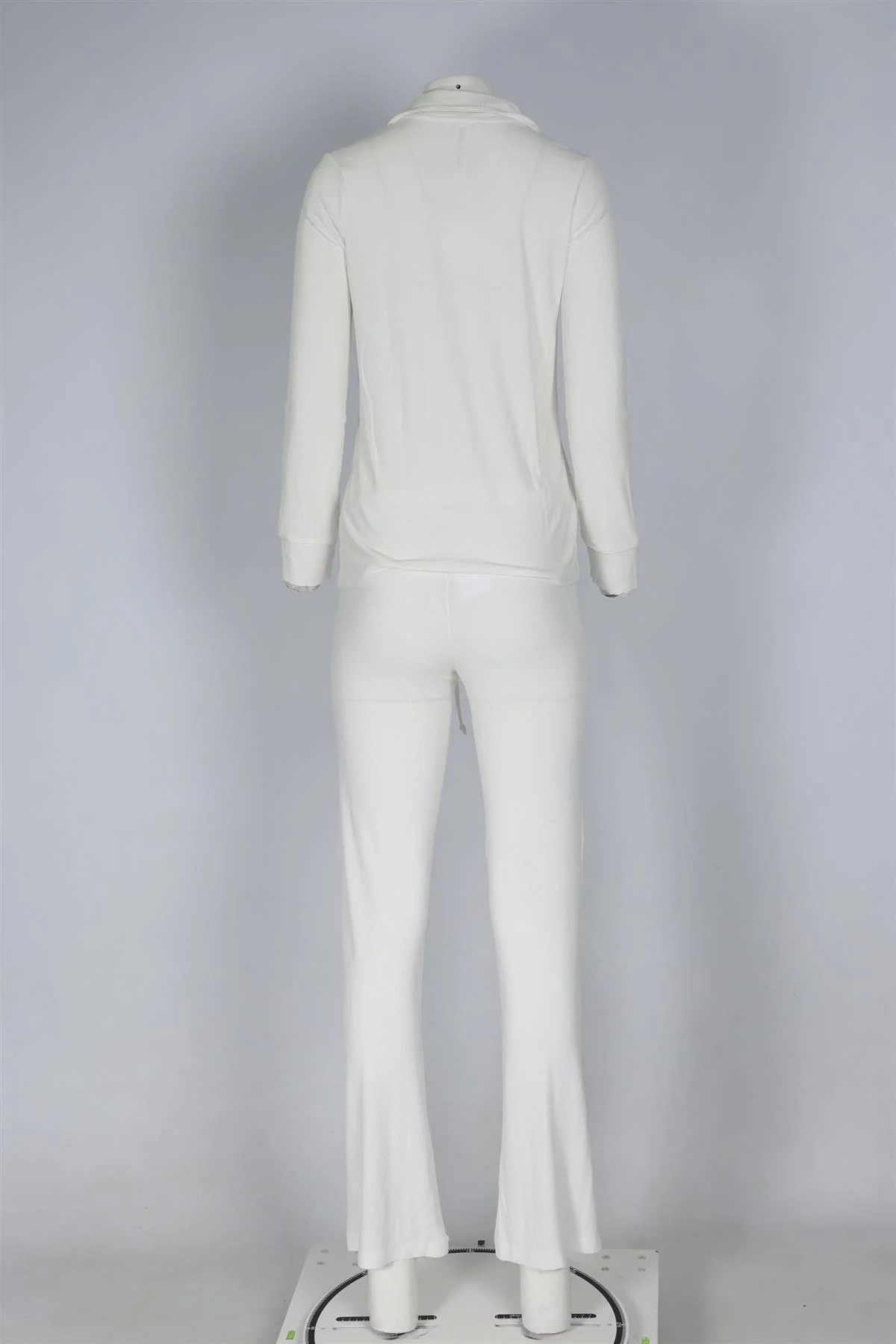 SKIMS WHITE COTTON PYJAMAS XXXSMALL - Image 4