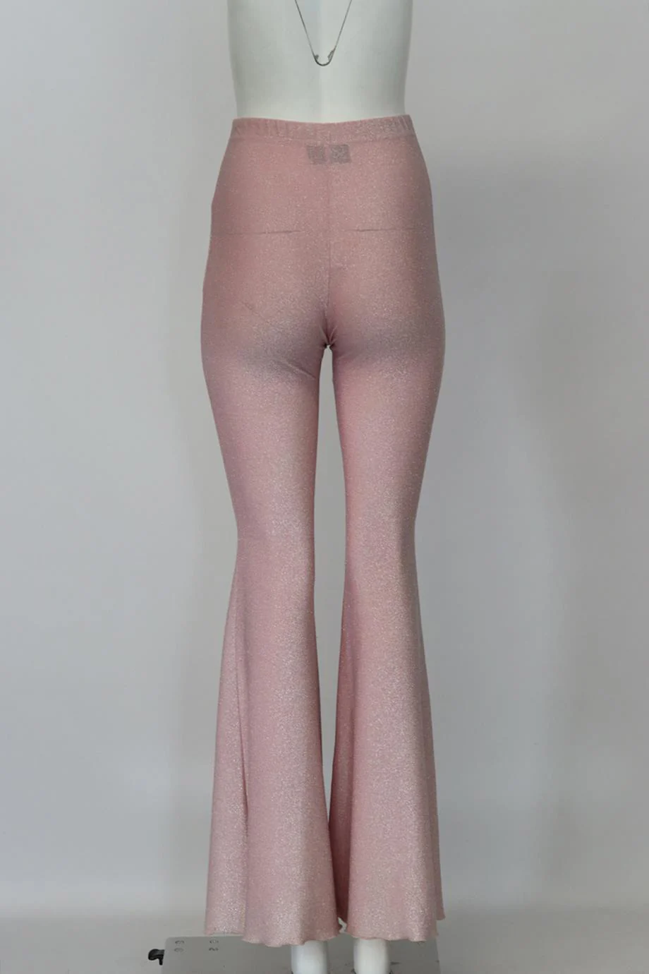 SLEEPER METALLIC STRETCH JERSEY FLARED PANTS XSMALL - Image 4