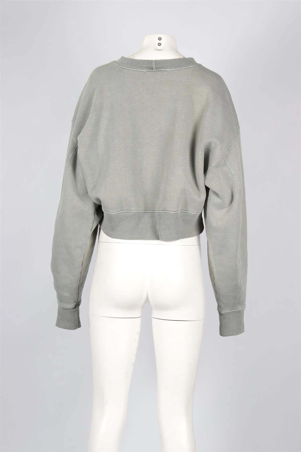 SLVRLAKE GREEN COTTON SWEATSHIRT LARGE - Image 4