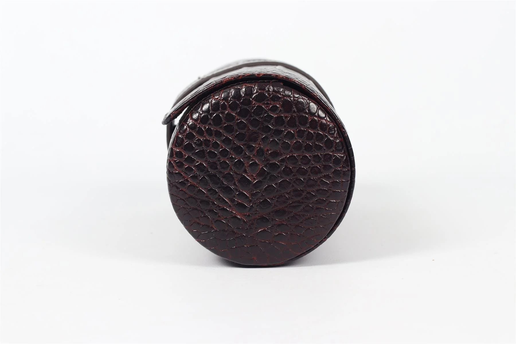 SMYTHSON OF BOND STREET CROC EFFECT LEATHER JEWELLERY CASE - Image 3