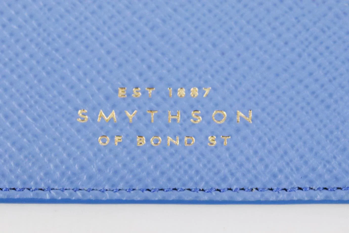 SMYTHSON PERSONALISED PANAMA LEATHER PASSPORT HOLDER - Image 7