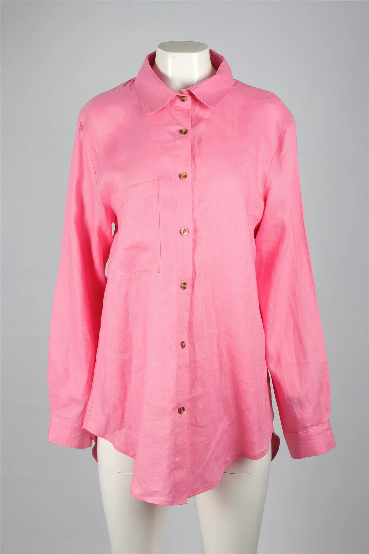 SNDYS PINK COTTON SHIRT UK 10 - Image 2